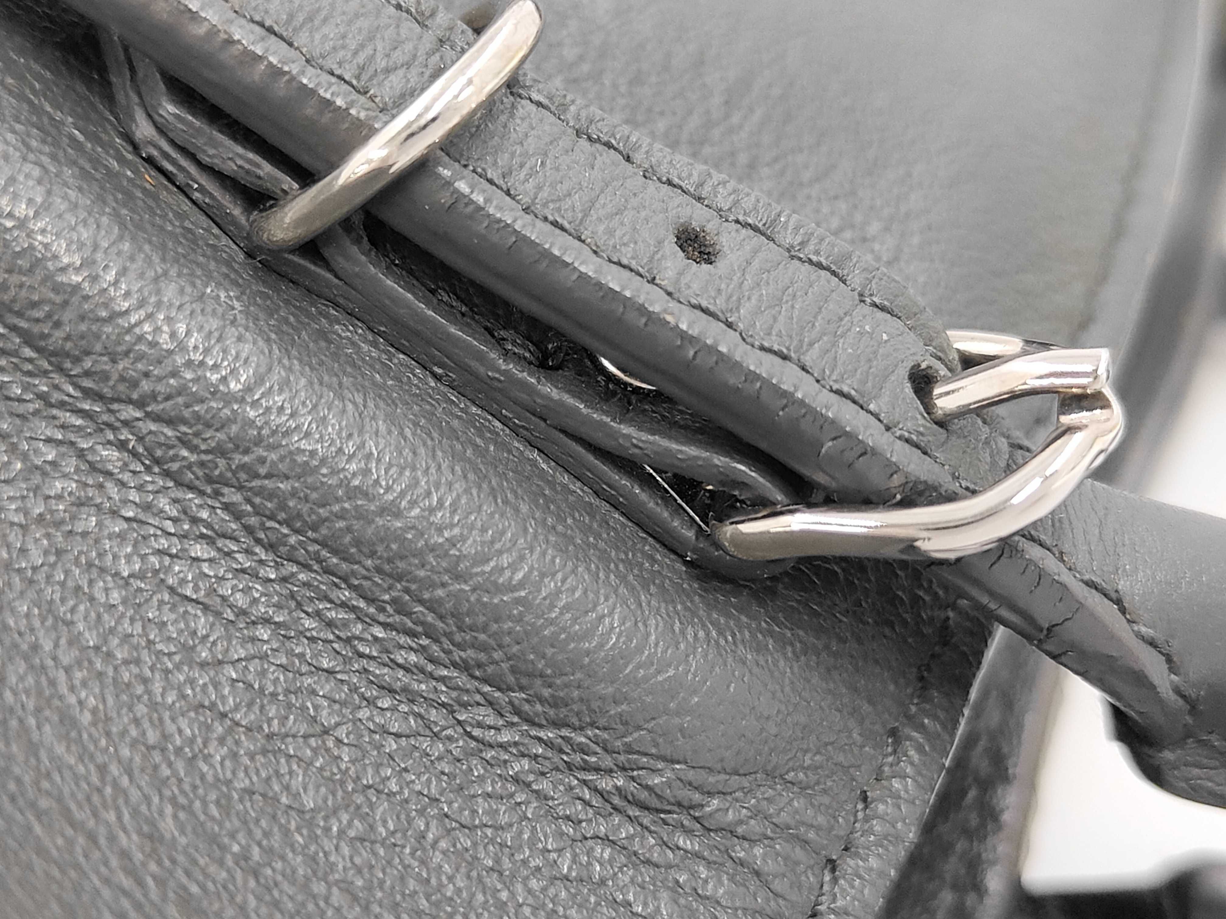 2-way Leather Gray Handbag Mini Paper Handbag — view 5