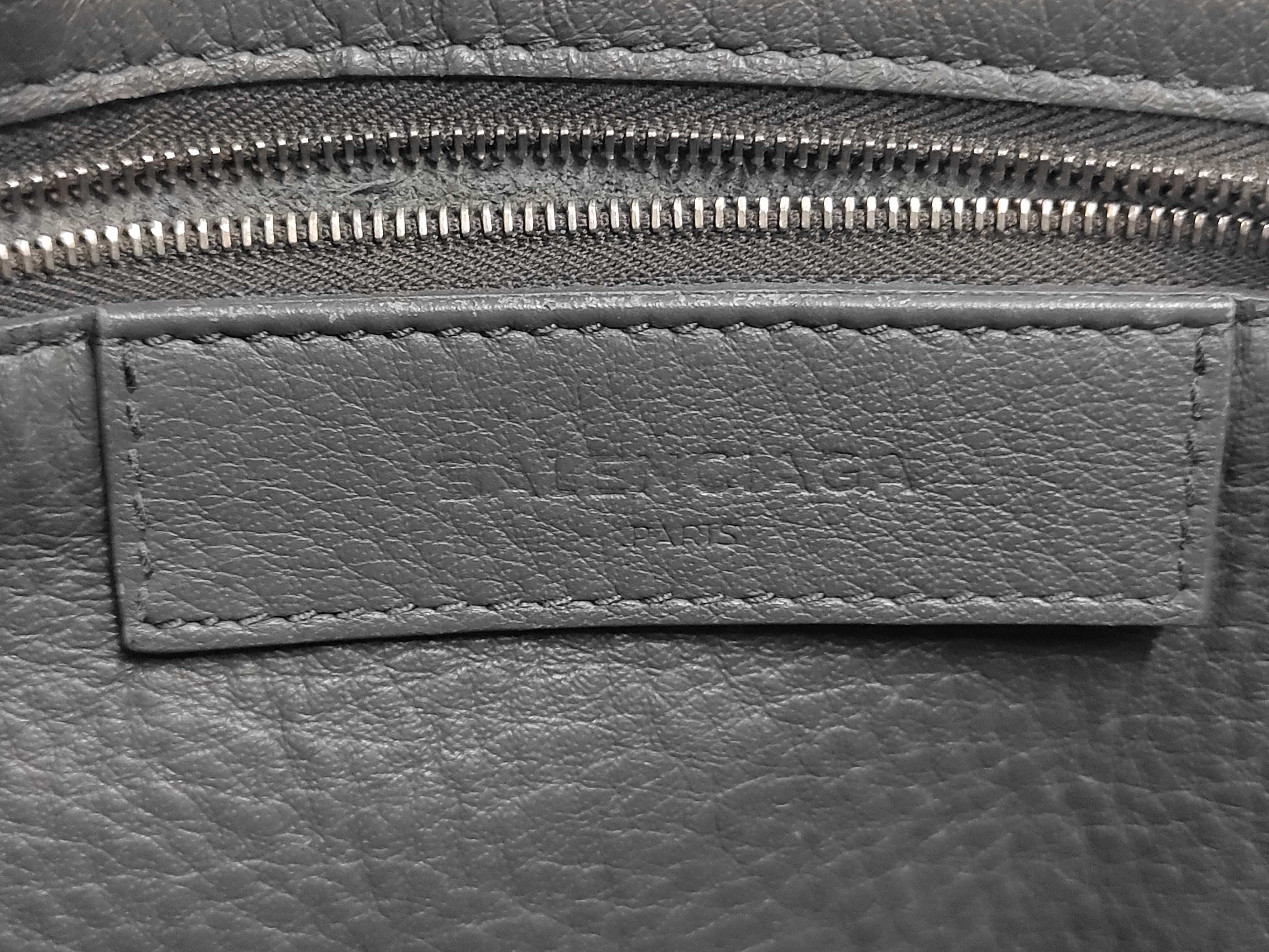 2-way Leather Gray Handbag Mini Paper Handbag — view 10