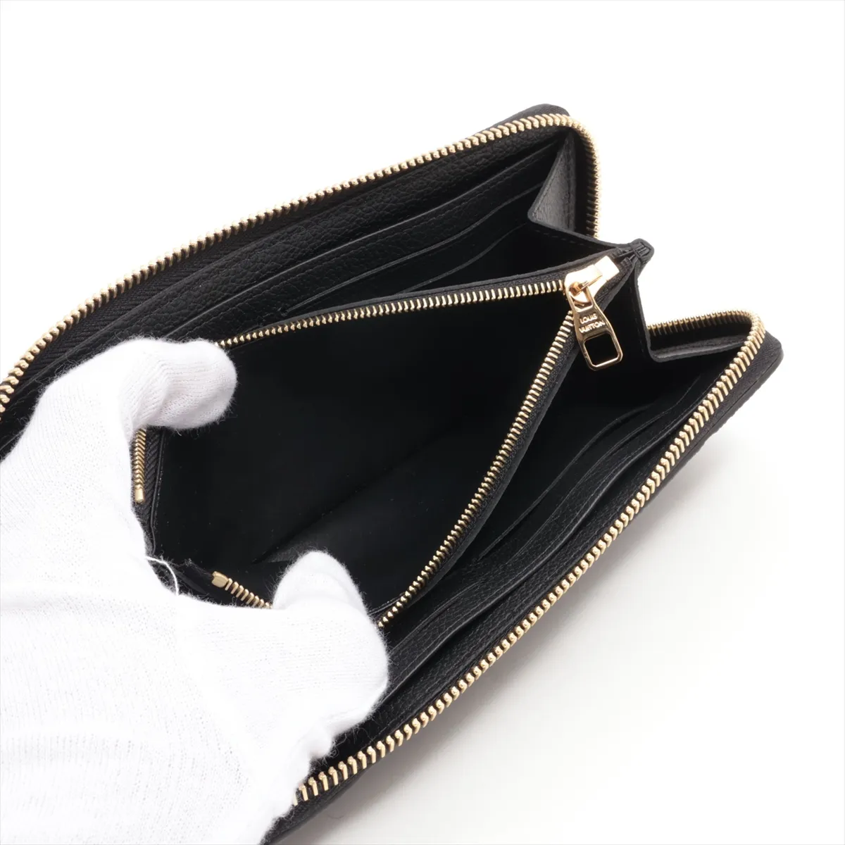 Empreinte Portefeuille Clemence M60171 Noir Round Zip Wallet RFID Reactive — view 8