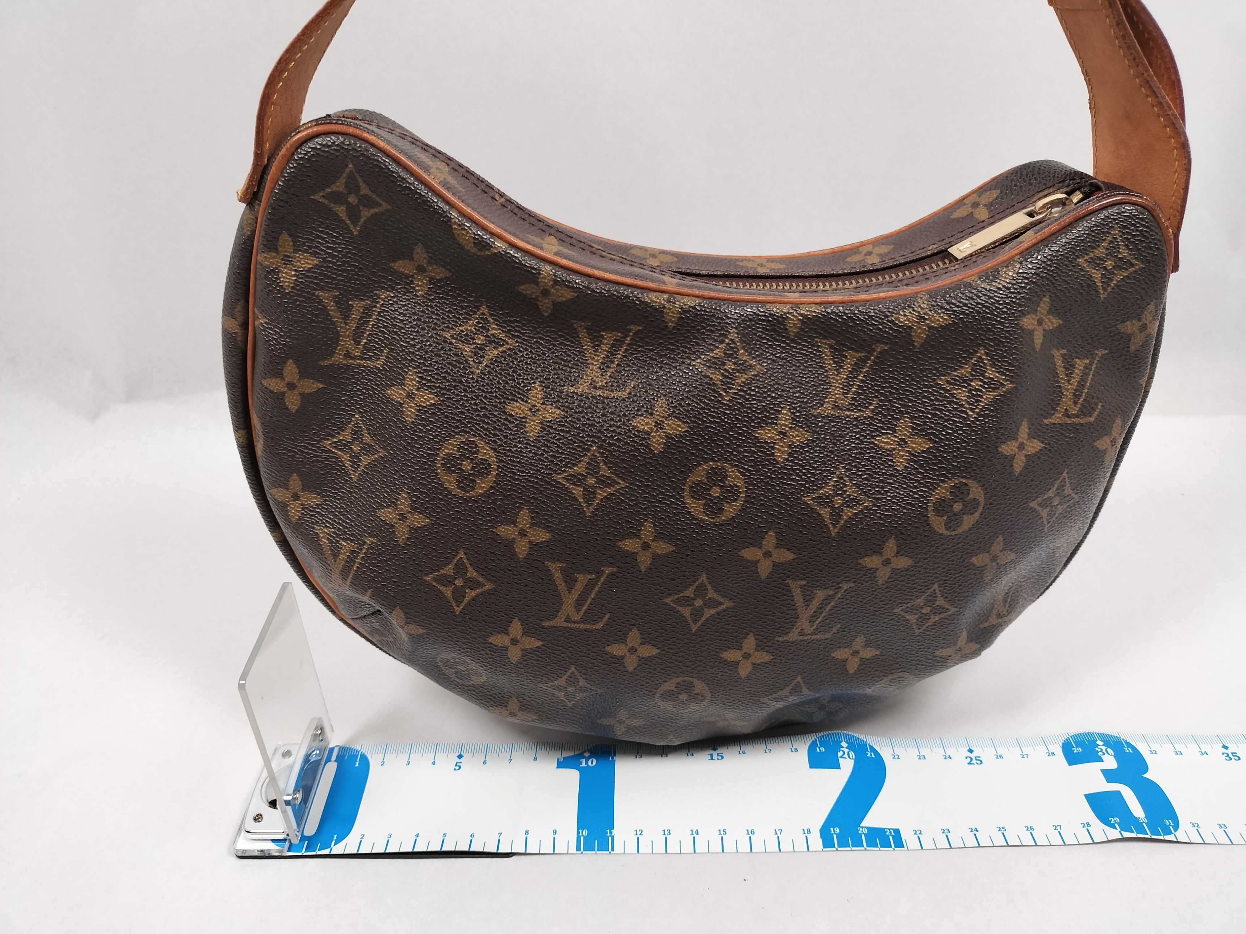 Monogram Louis Vuitton Brown Monogram M51512 Croissant MM Shoulder Bag — view 2