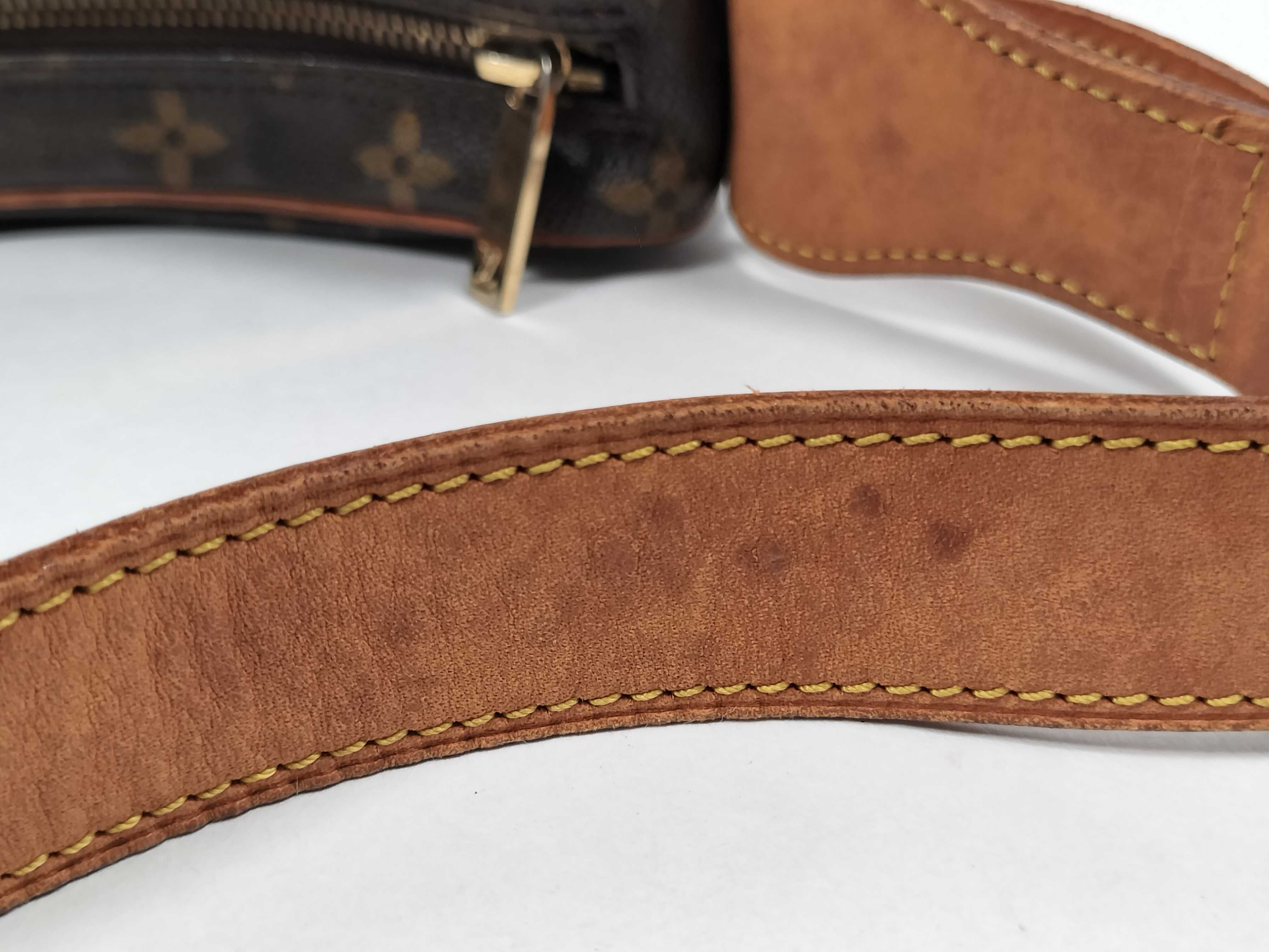 Monogram Louis Vuitton Brown Monogram M51512 Croissant MM Shoulder Bag — view 4