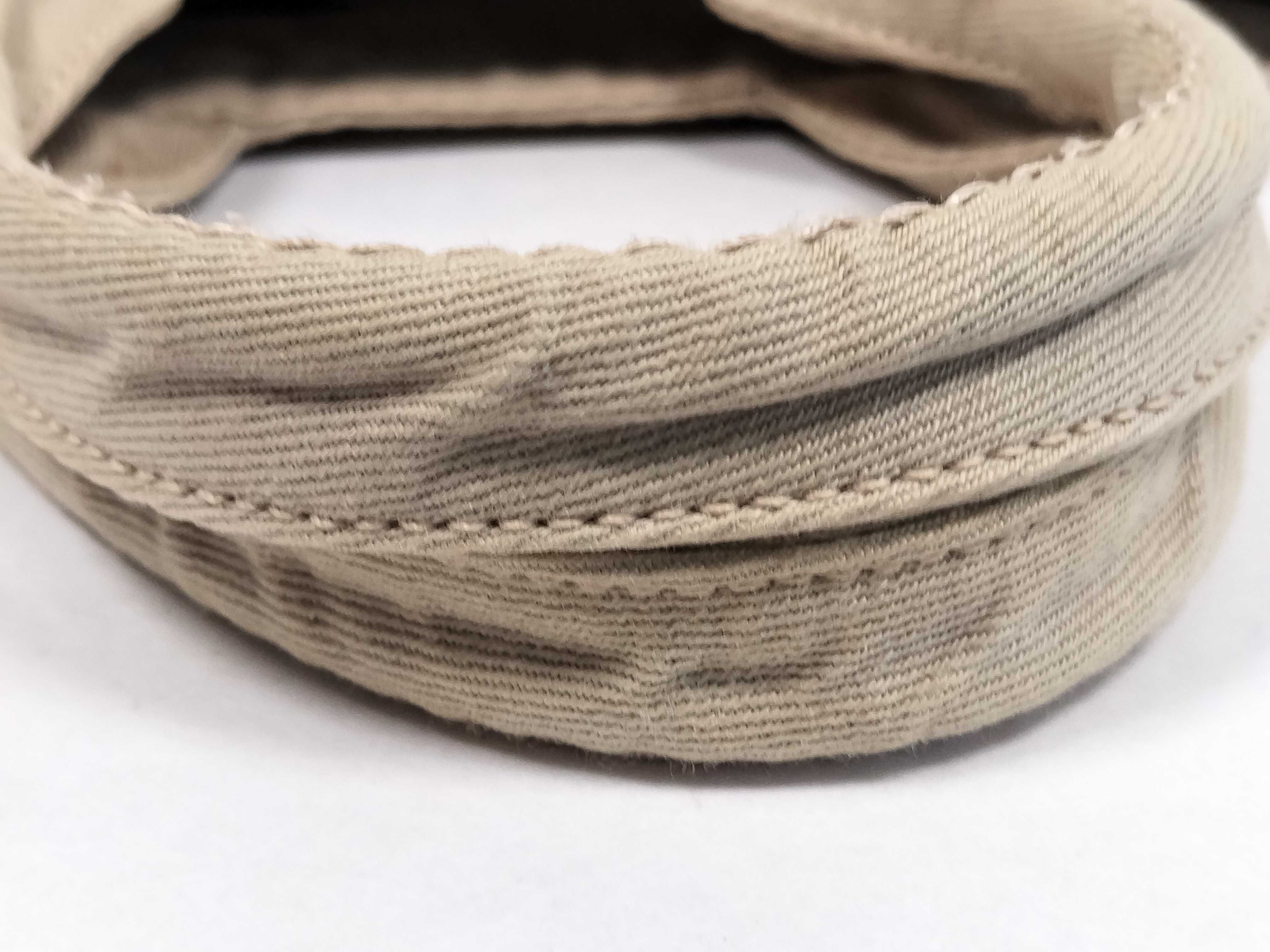 Canapa Denim Handbag / Canvas / Beige / Gold Hardware Handbag — view 4