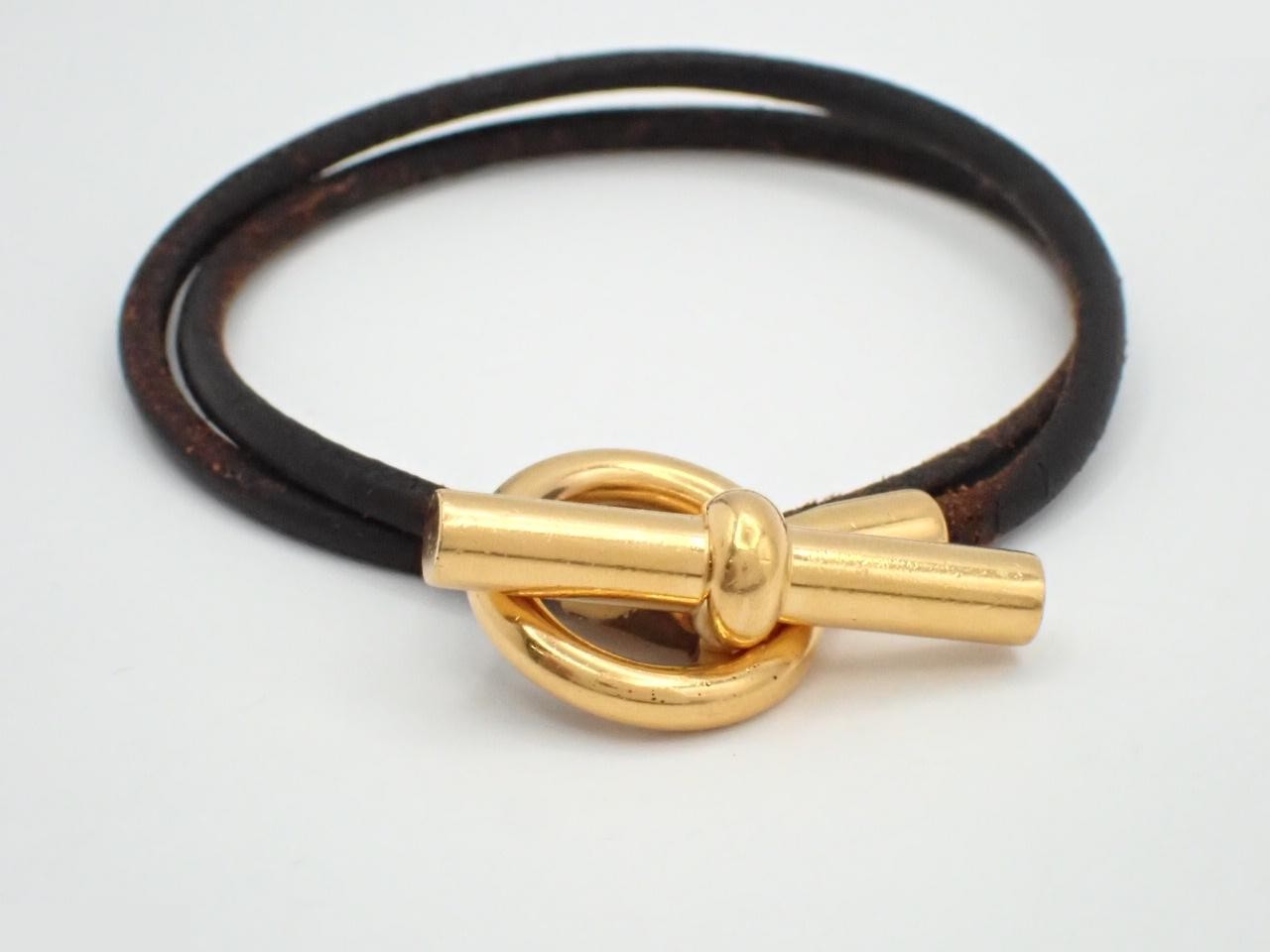 Glenan Leather Bracelet Choker, Wrist Circumference Approx. 20.5cm — view 3