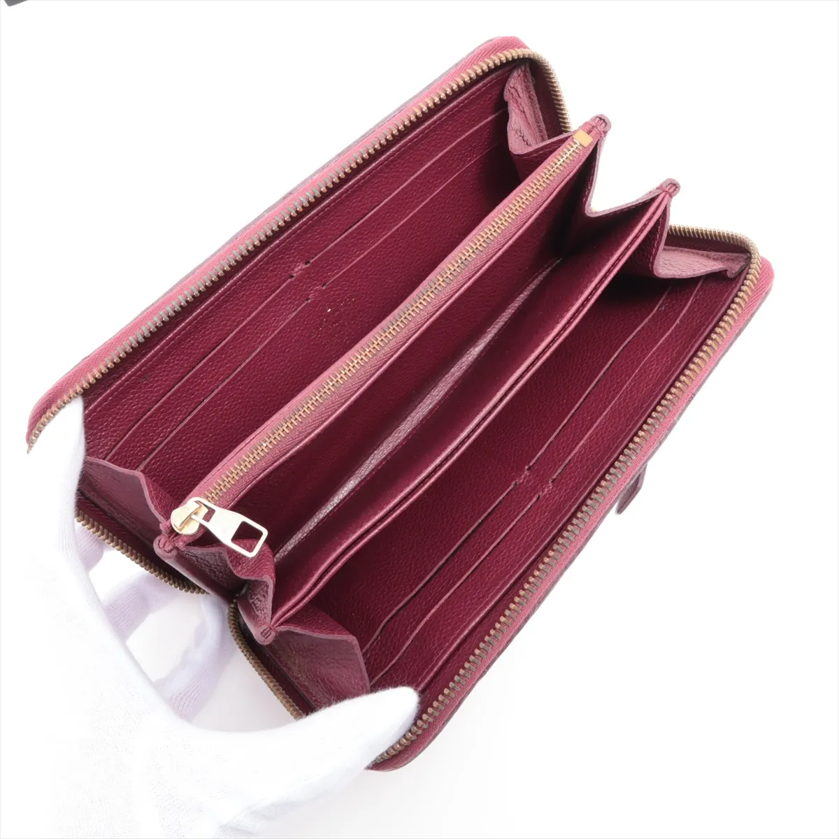 Empreinte Zippy Organizer M62214 TN1144 Raisin Round Zip Wallet — view 3