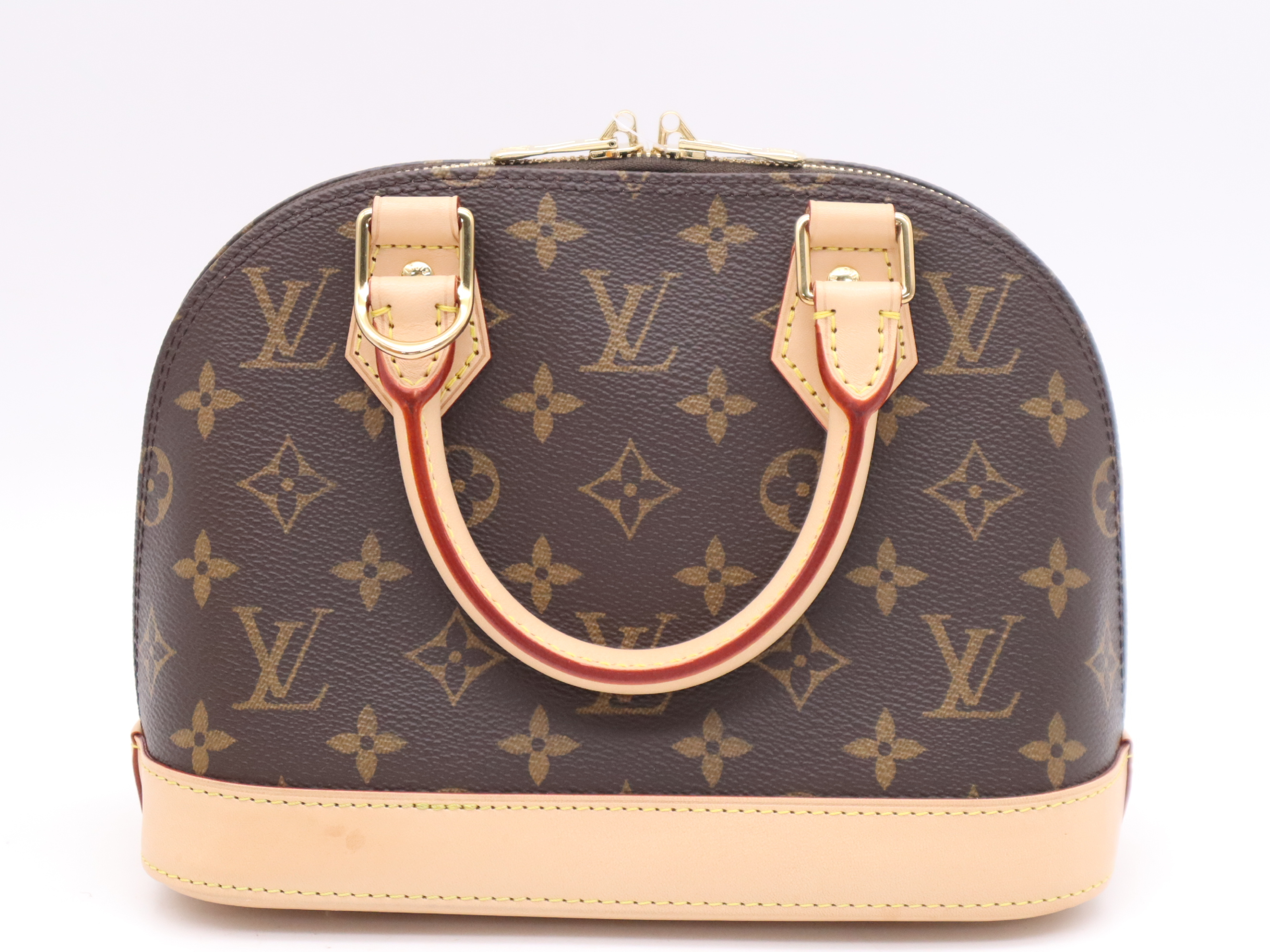 M53152 Monogram Alma BB Handbag with Shoulder Strap, Padlock, 2 Keys, Clochette, Dust Bag, Small Dust Bag, and Box. RFID ID tested. — view 2