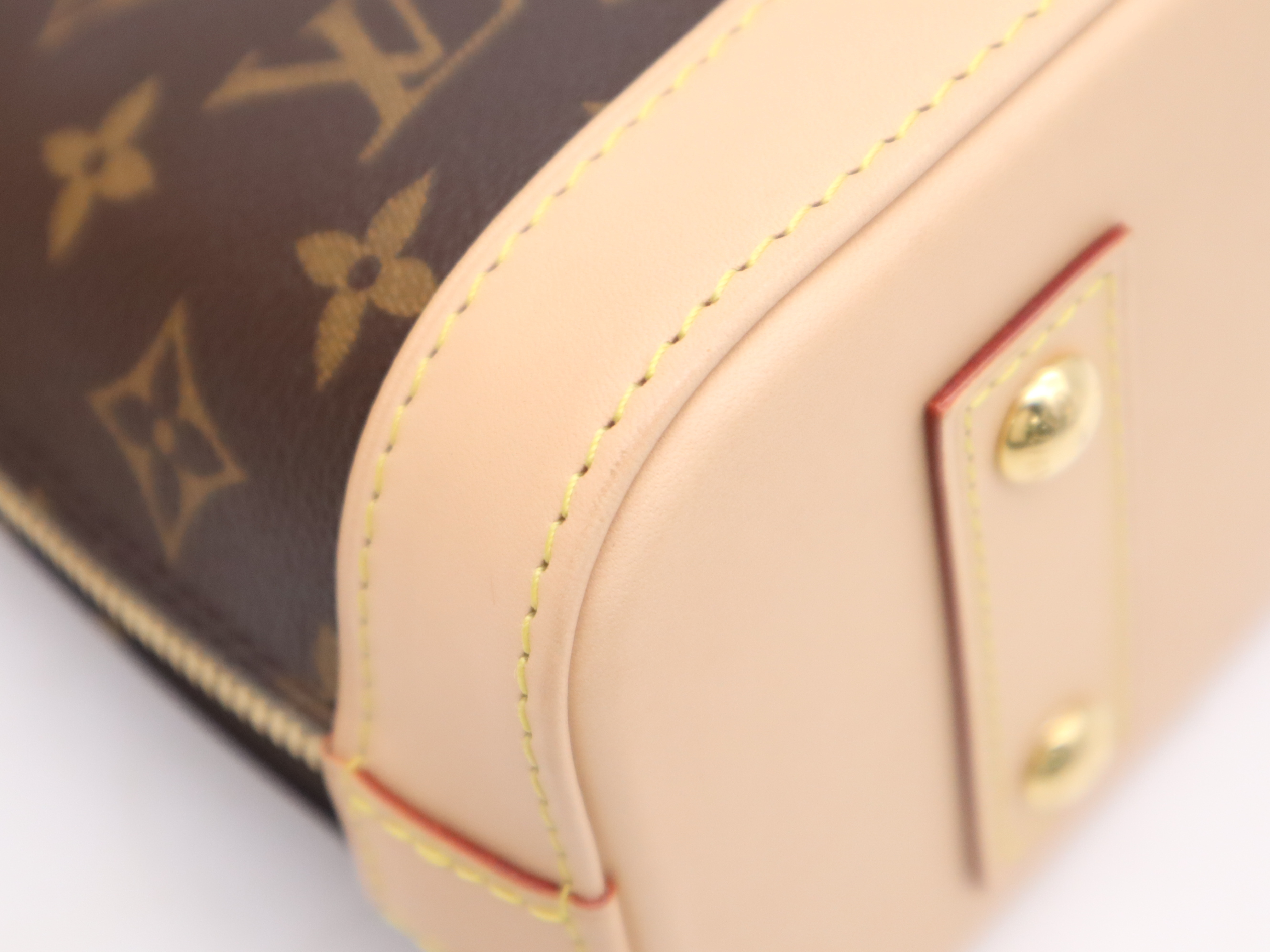 M53152 Monogram Alma BB Handbag with Shoulder Strap, Padlock, 2 Keys, Clochette, Dust Bag, Small Dust Bag, and Box. RFID ID tested. — view 10