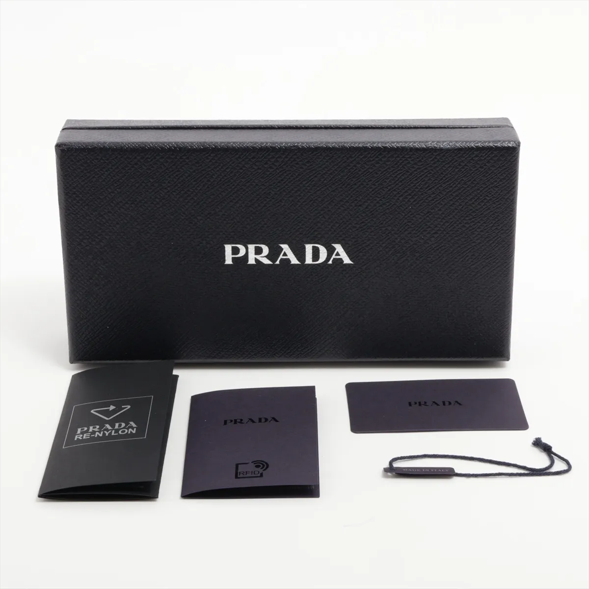 Tessuto Triangle Logo 2TT117 Nylon Coin Case Black — view 6