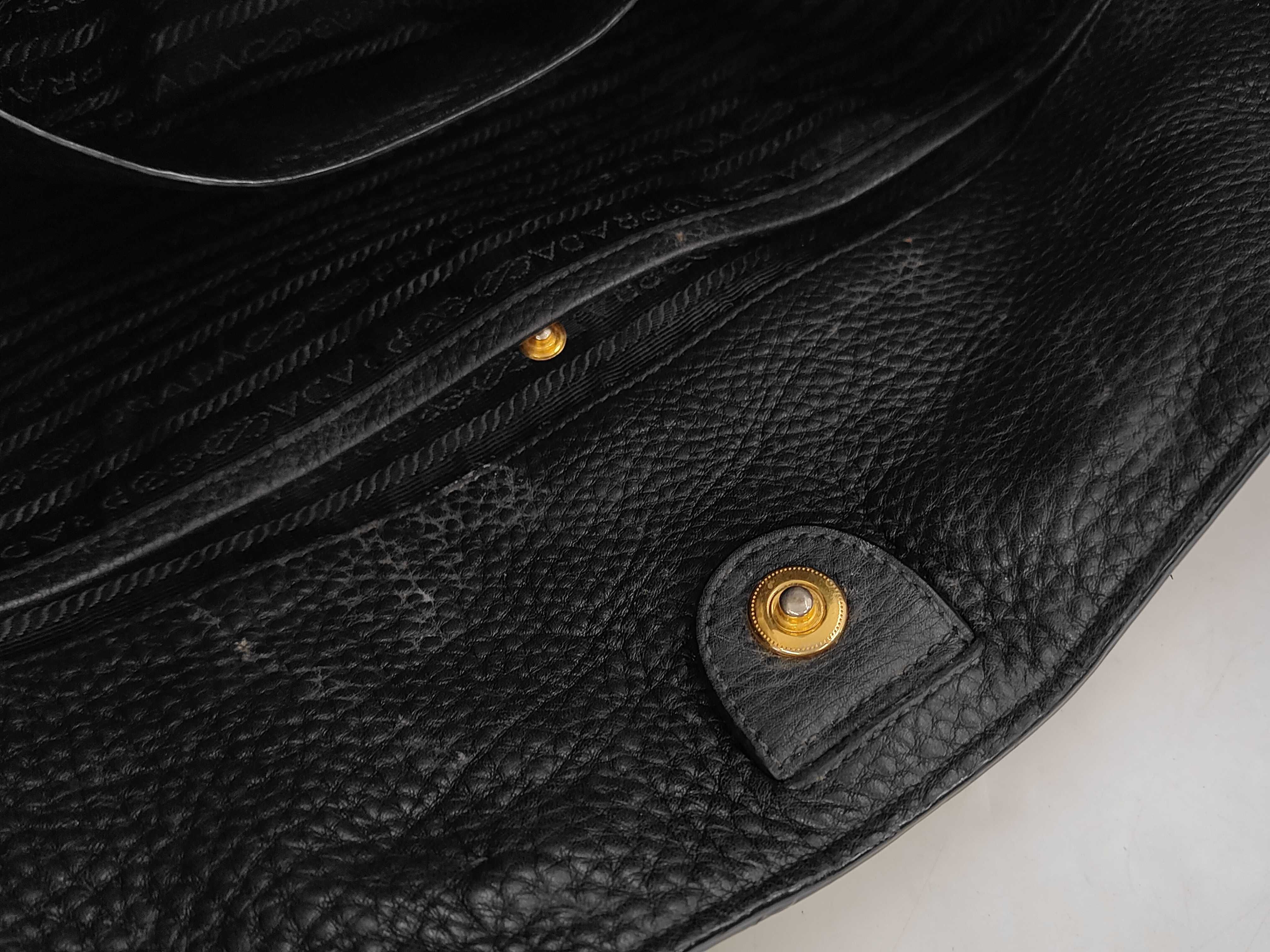 BAG LEATHER NO STRAP SHOULDER BLACK Tote Bag — view 11