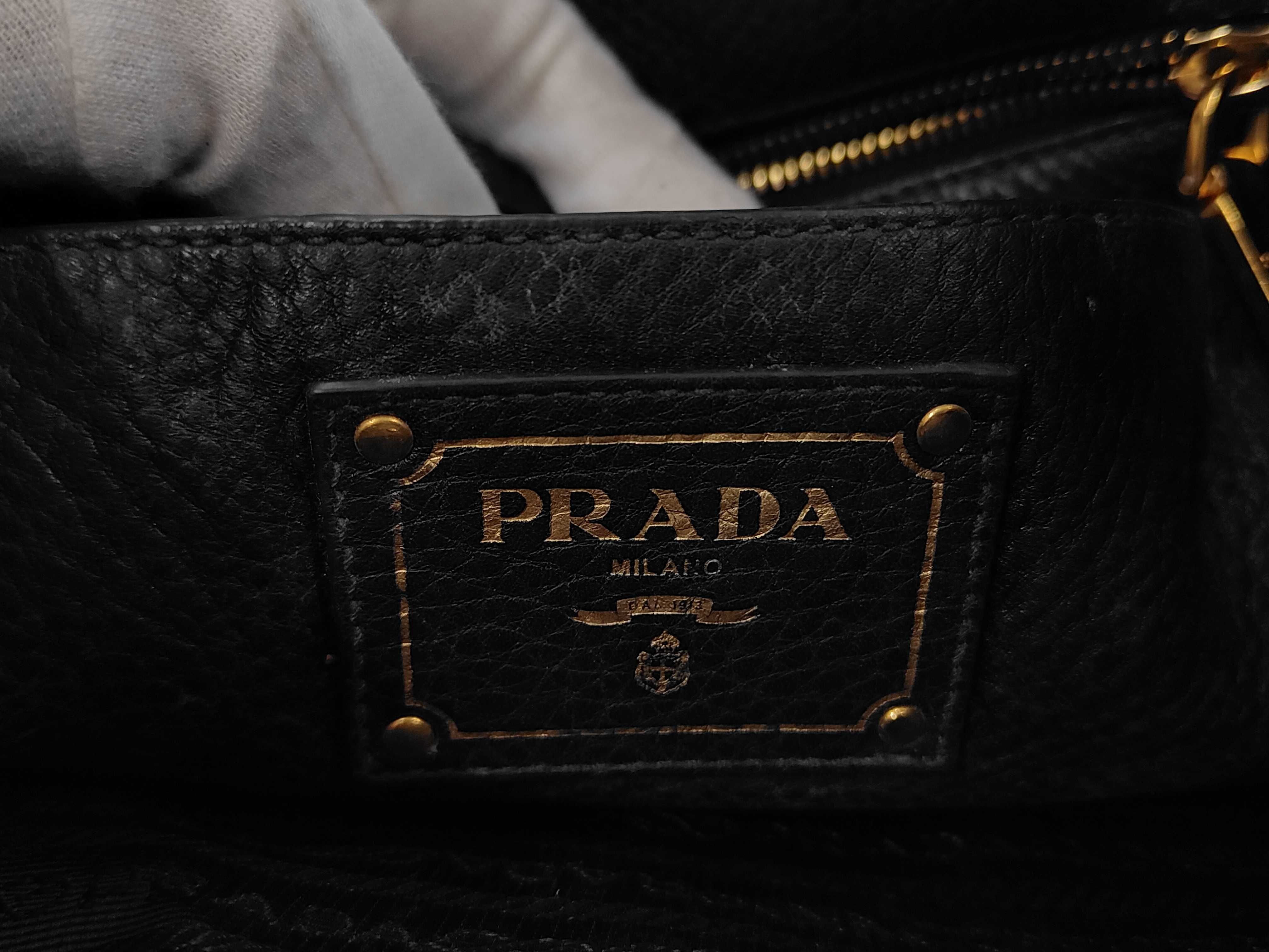 BAG LEATHER NO STRAP SHOULDER BLACK Tote Bag — view 9