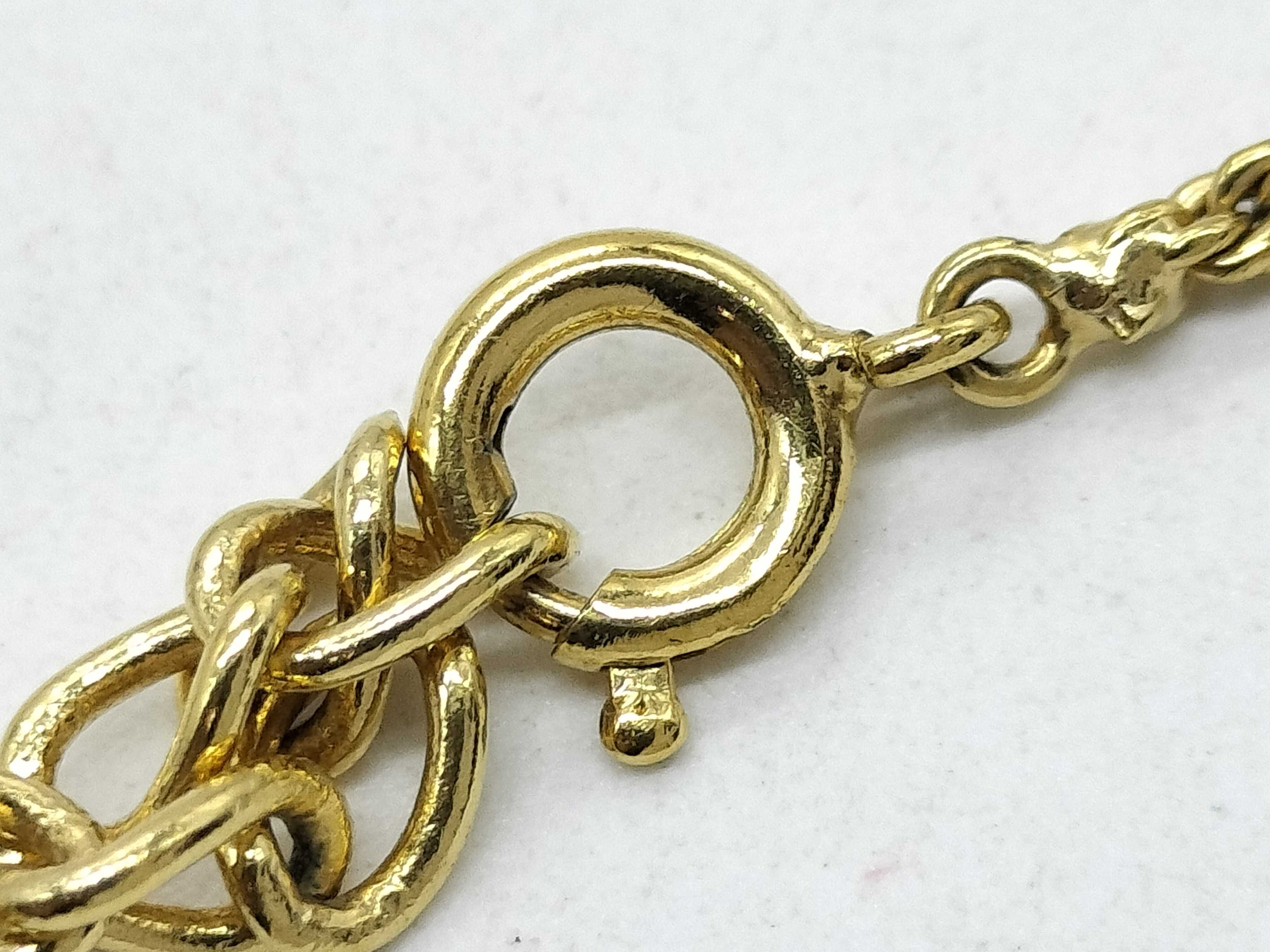 Logo Necklace Gold Necklace — view 4