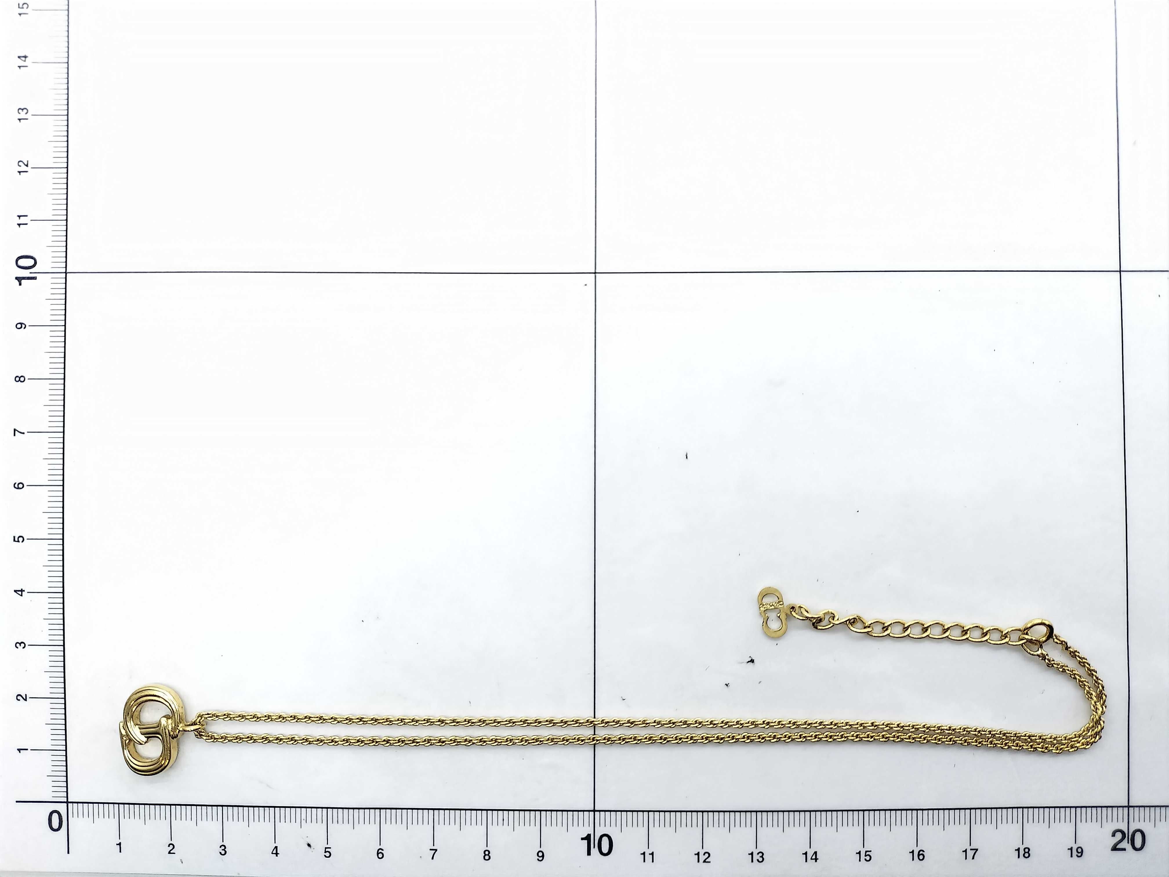Logo Necklace Gold Necklace — view 6