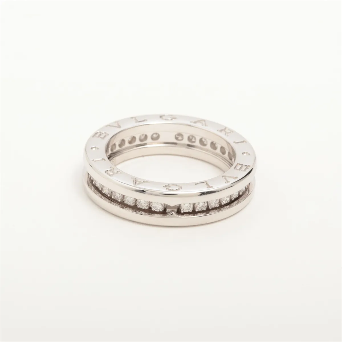 B Zero One Full Diamond Ring 750(WG) 7.4g 51 Some of the engravings are — view 2