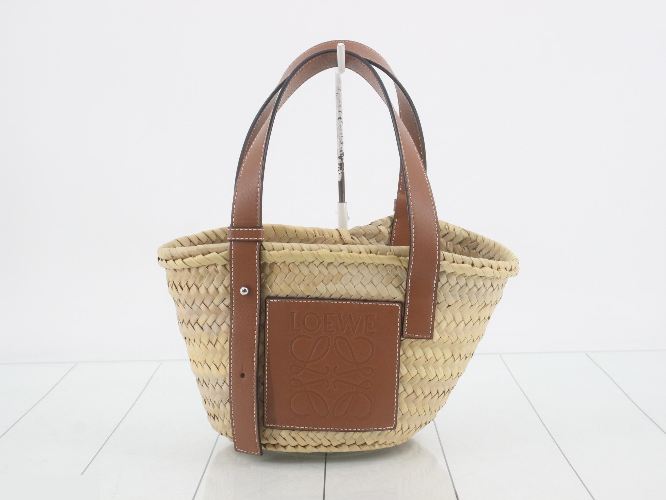 327.02. S93 Basket Bag Small Anagram Tote Bag