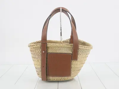 327.02. S93 Basket Bag Small Anagram Tote Bag