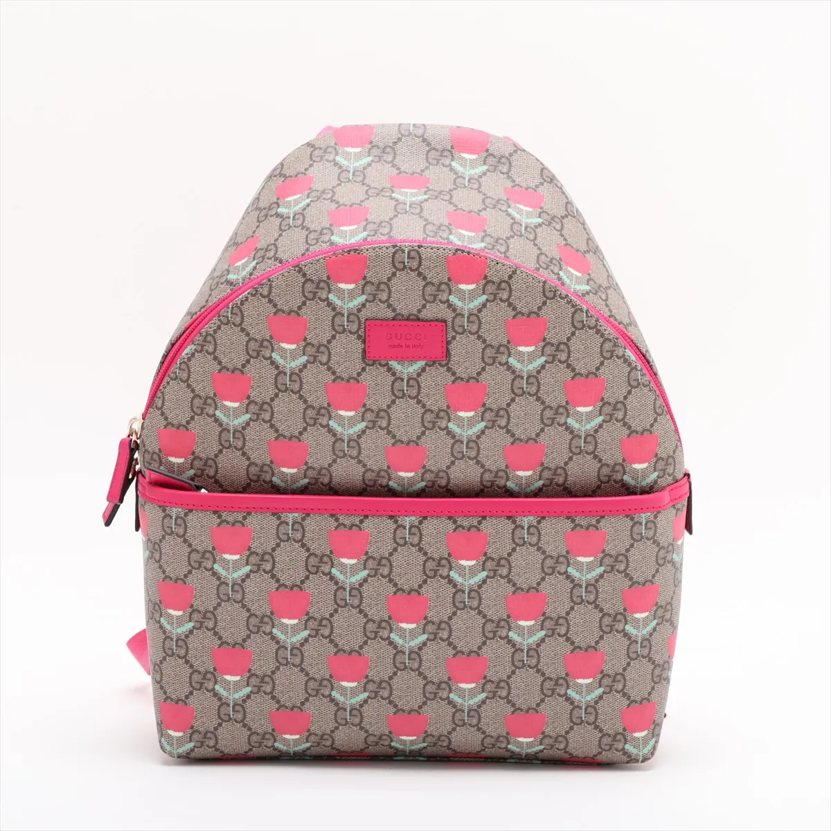 GG Supreme Children's 782708 PVC x Leather Backpack/Rucksack Beige