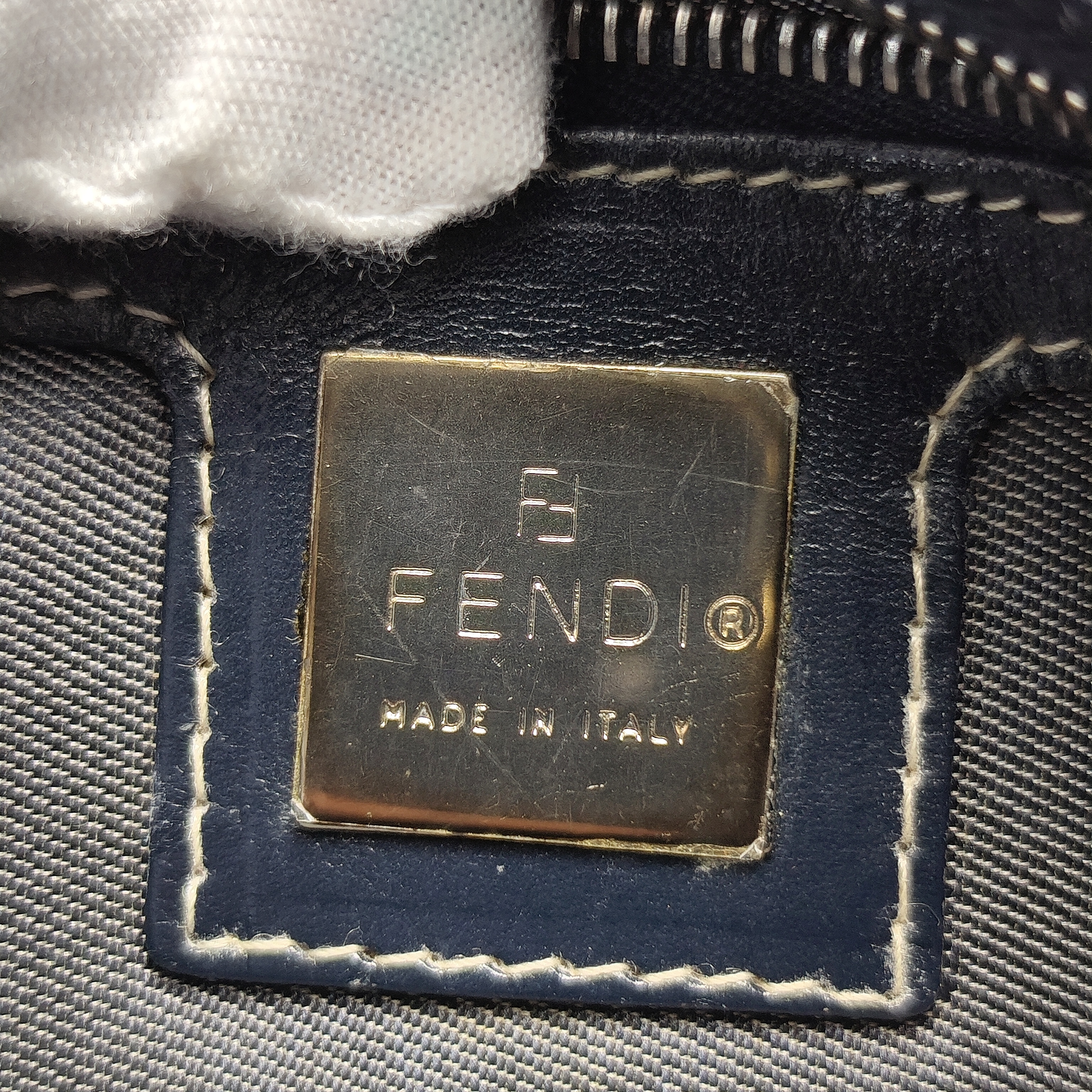 【*Shipped from: China*】FENDI Zucca Denim Handbag — view 9