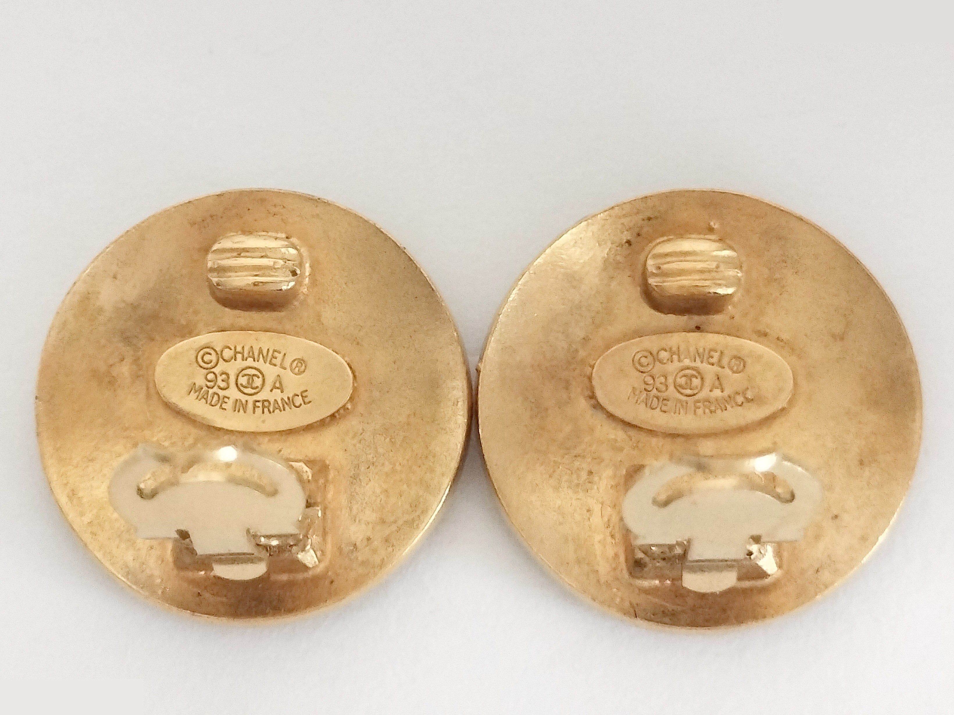 Coco black gold earrings — view 2