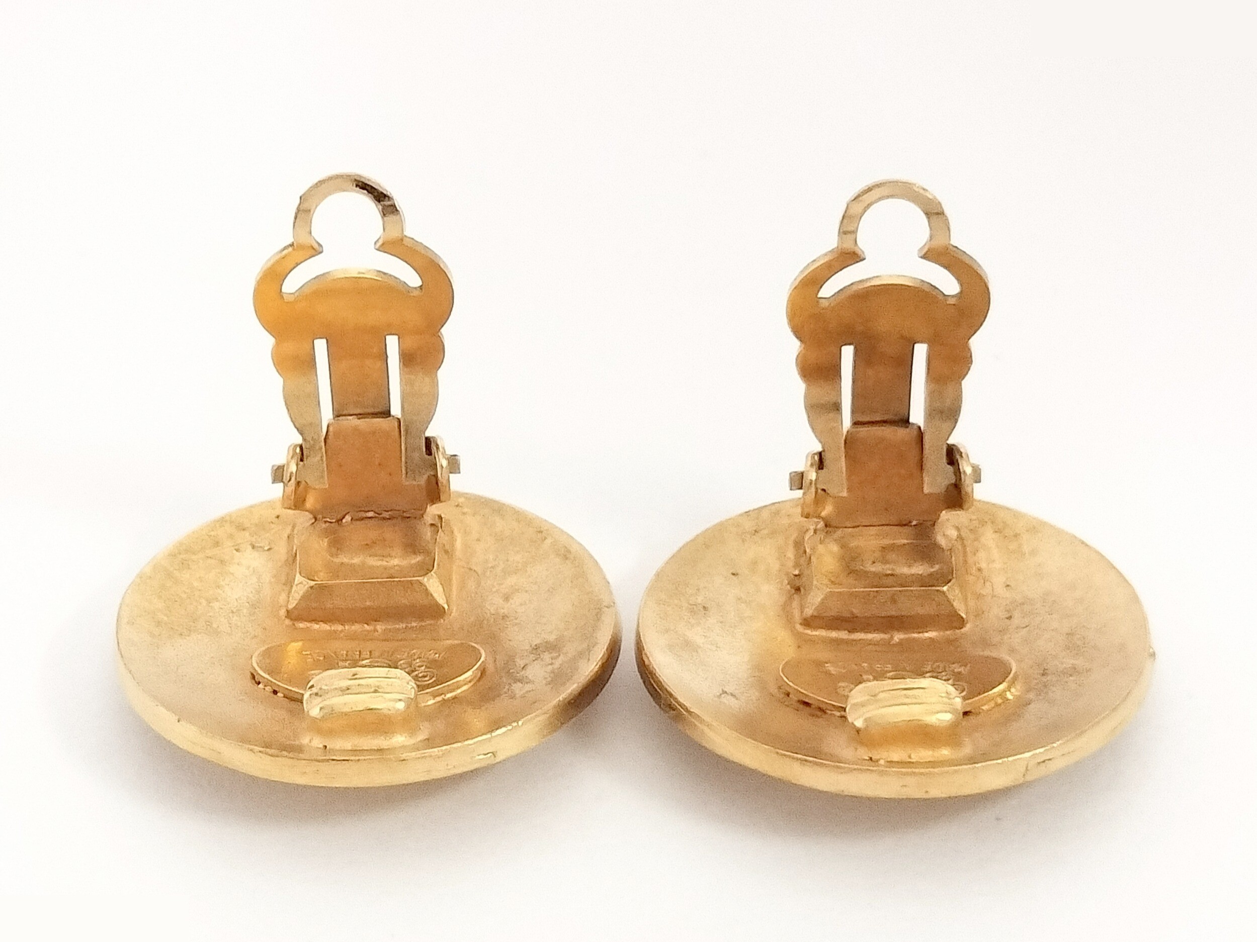 Coco black gold earrings — view 3