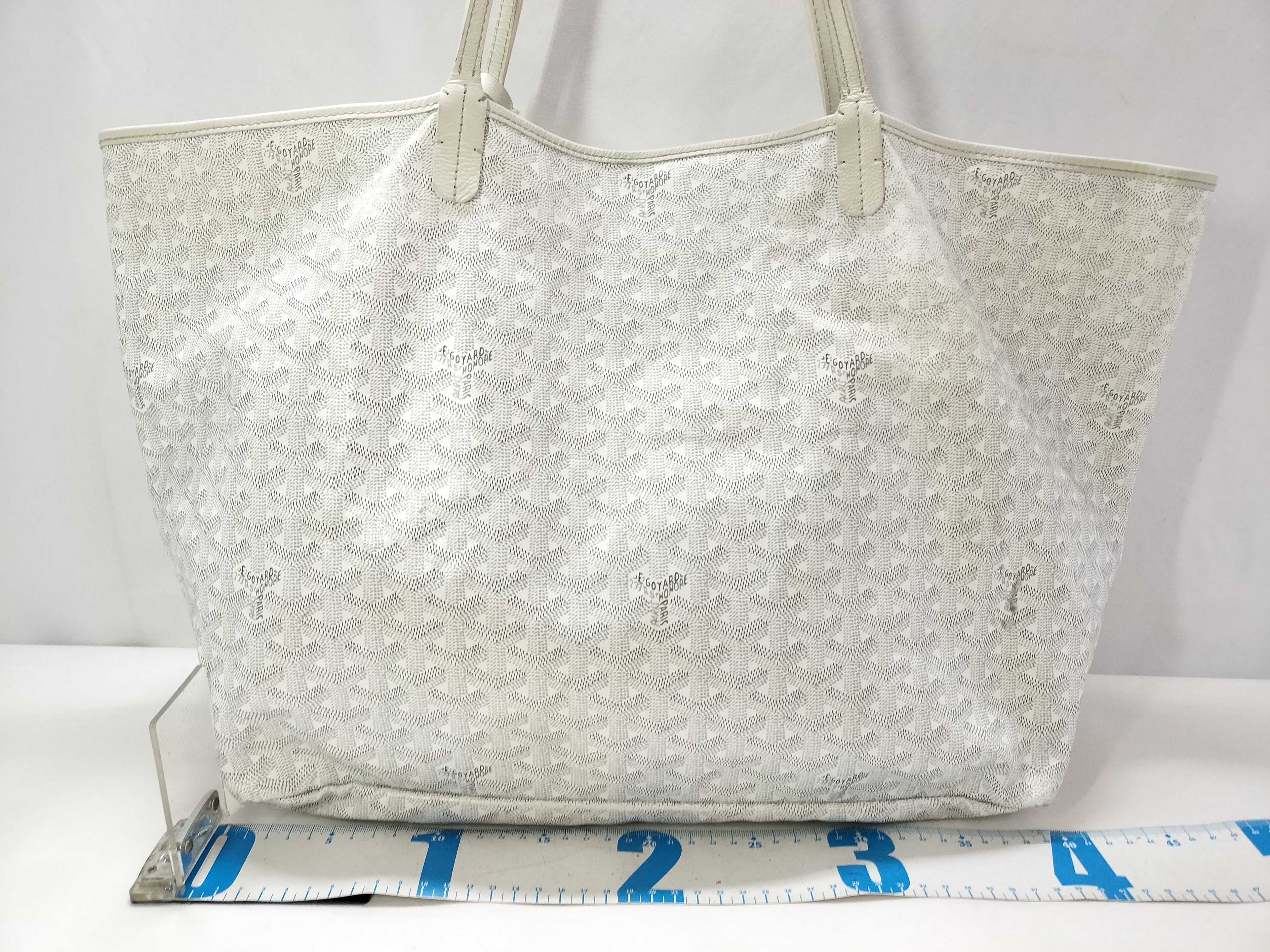 Saint Louis GM PVC x Leather Tote Bag, White Tote Bag — view 2