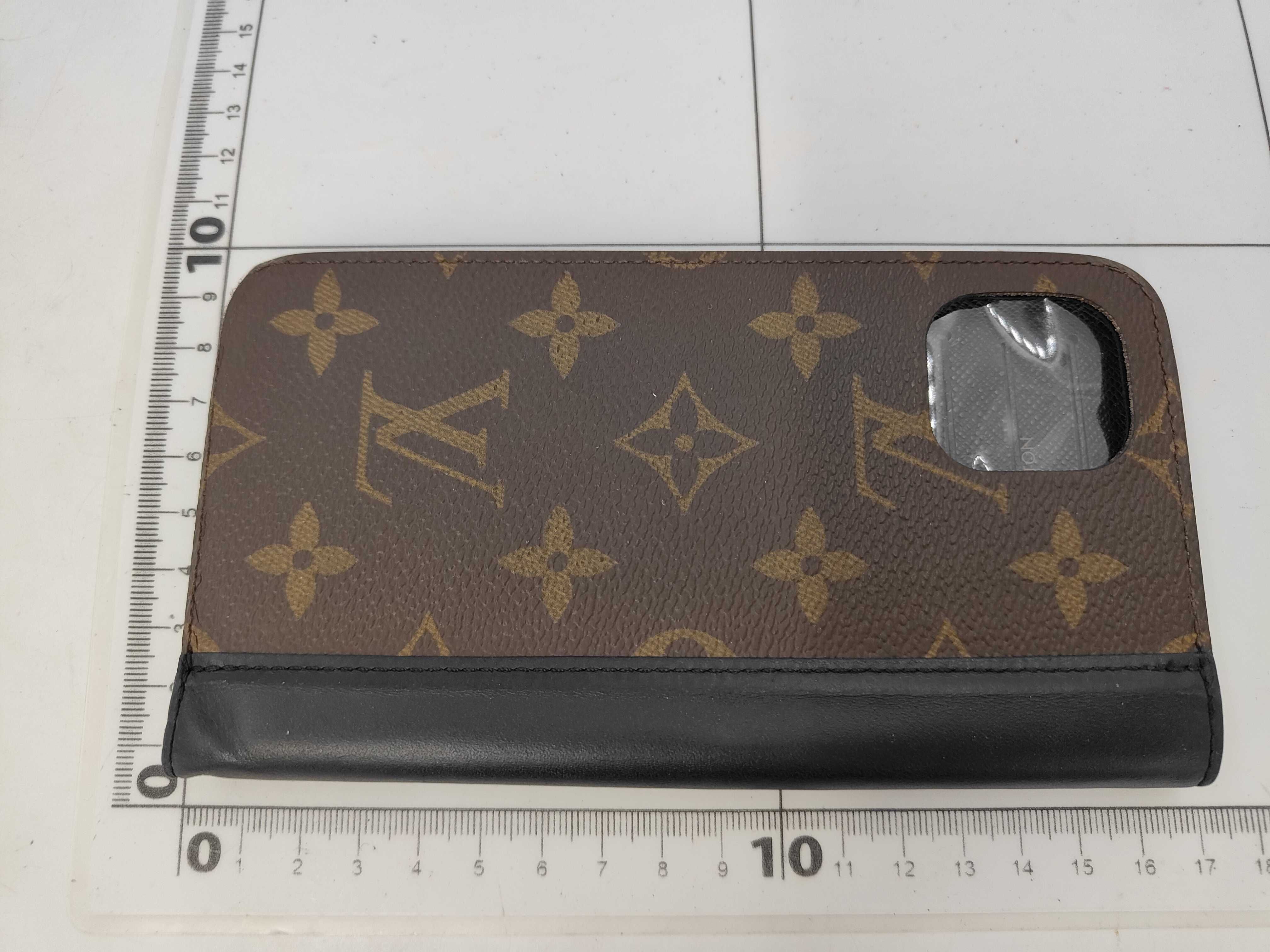 Monogram iPhone 11 Macassar Phone Case Wallet — view 2