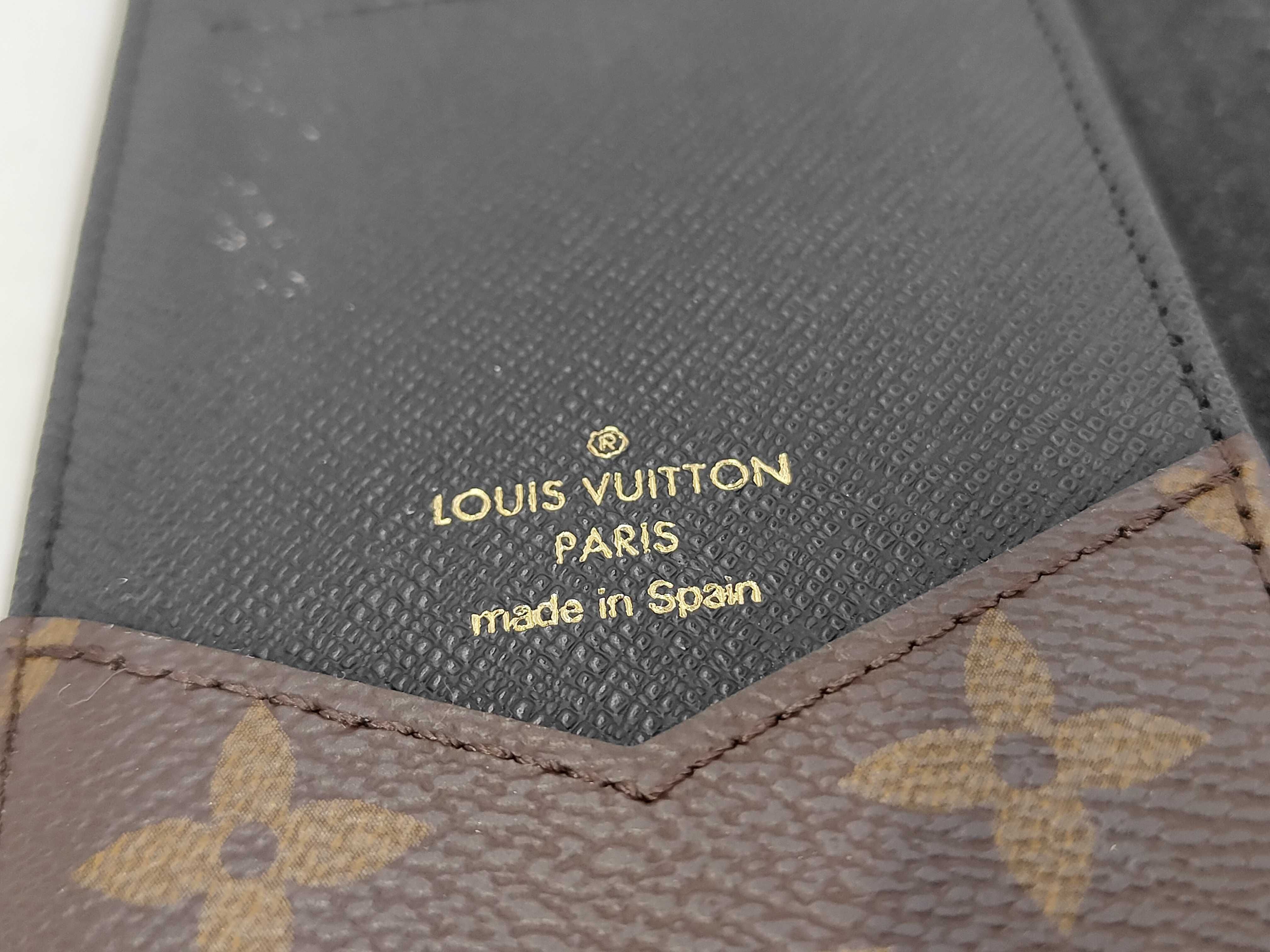 Monogram iPhone 11 Macassar Phone Case Wallet — view 5