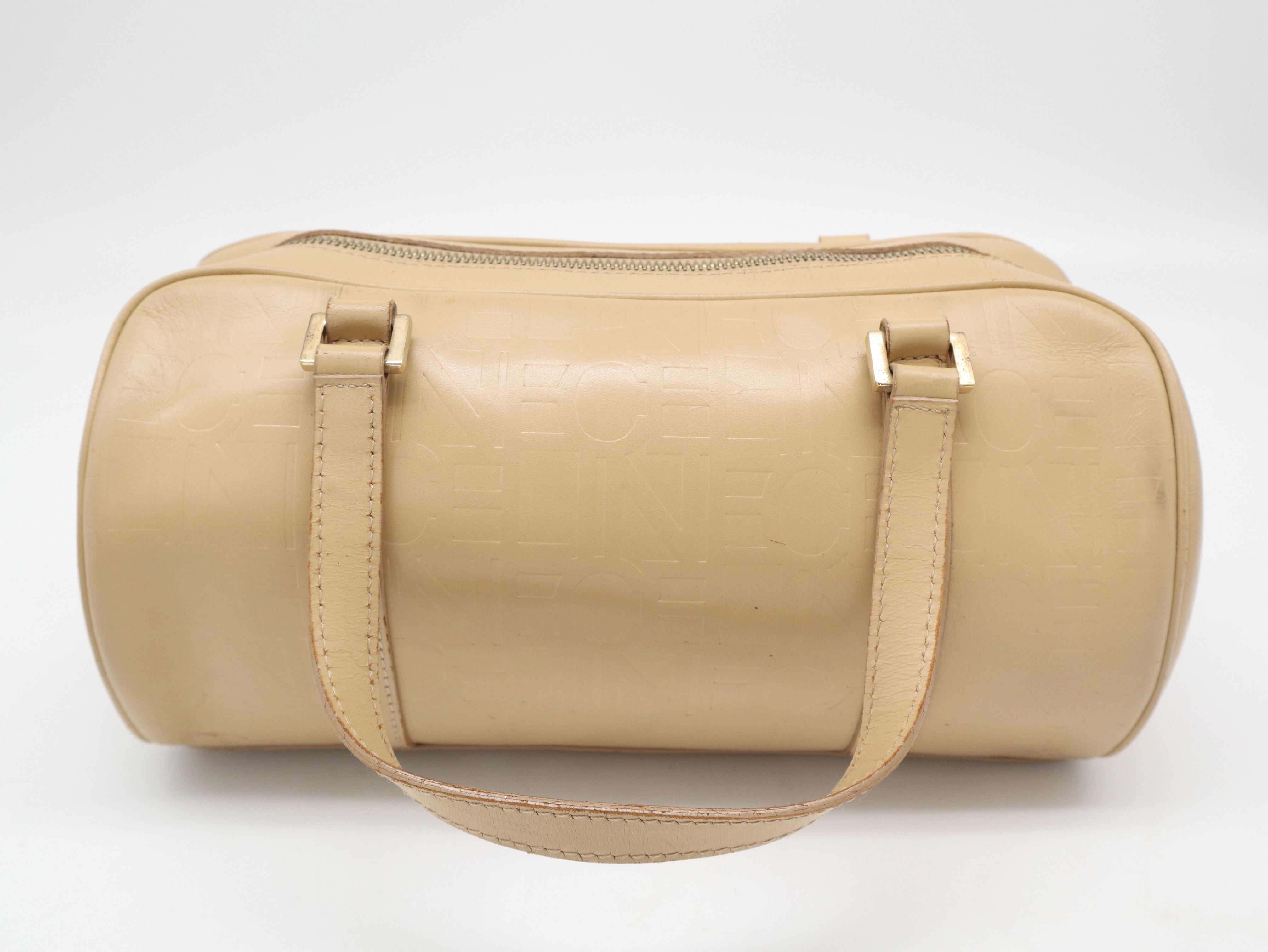 Leather Logo Embossed Handbag — view 2