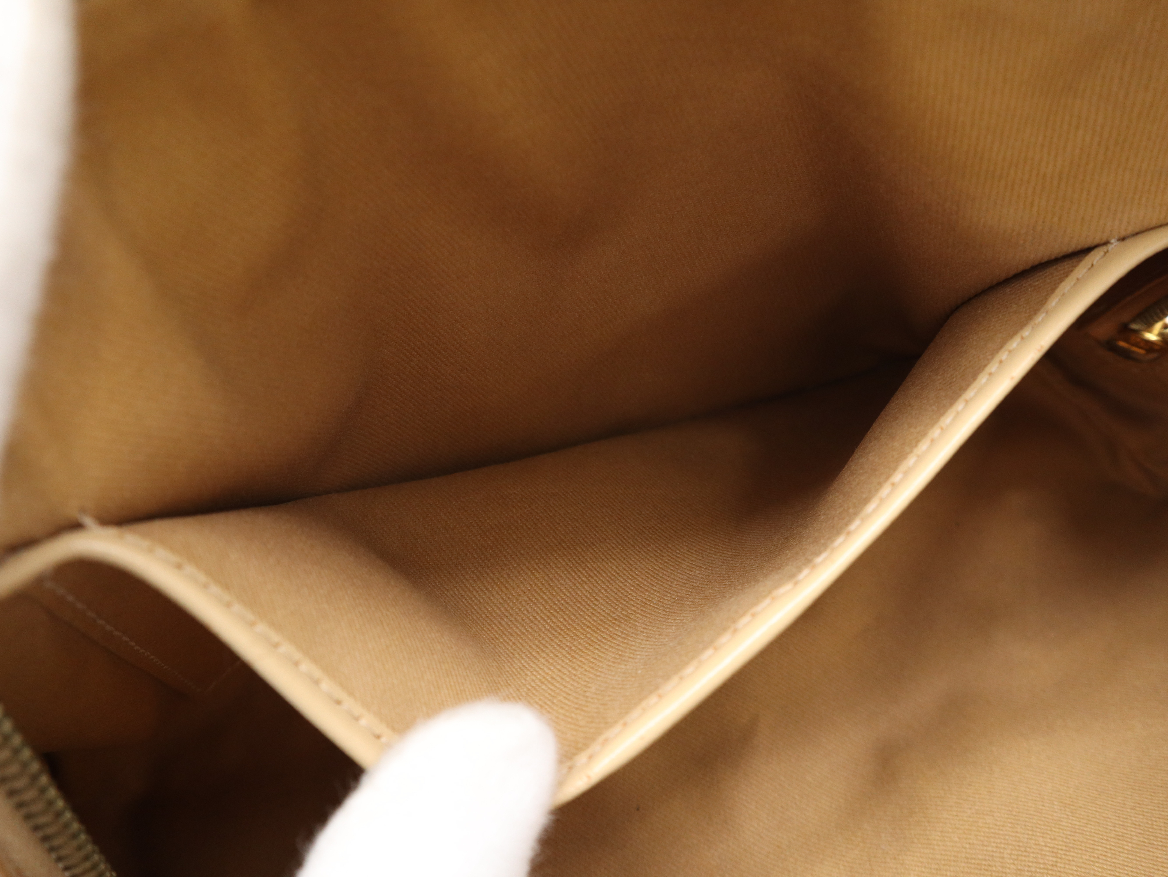 Leather Logo Embossed Handbag — view 12