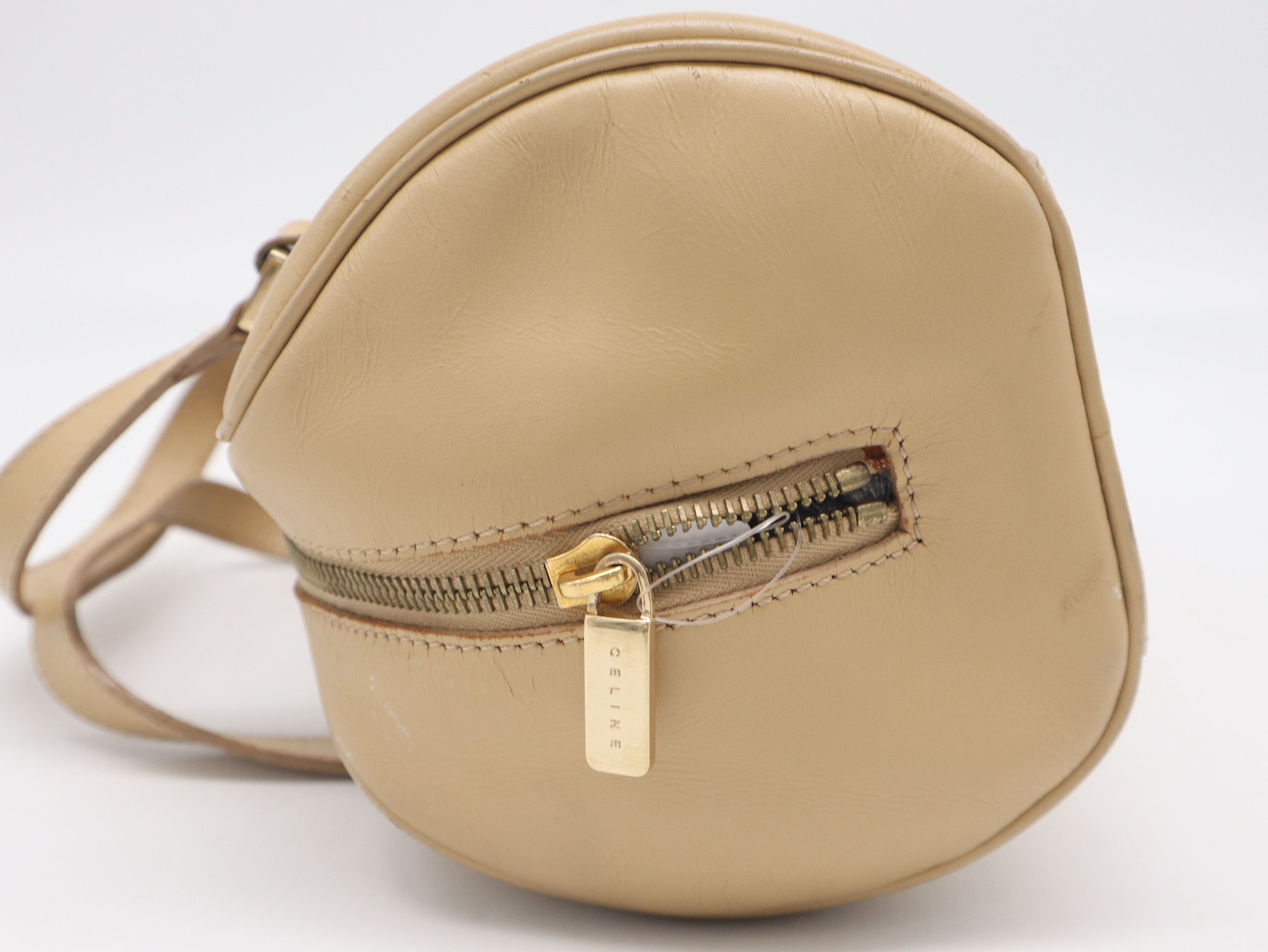 Leather Logo Embossed Handbag — view 3