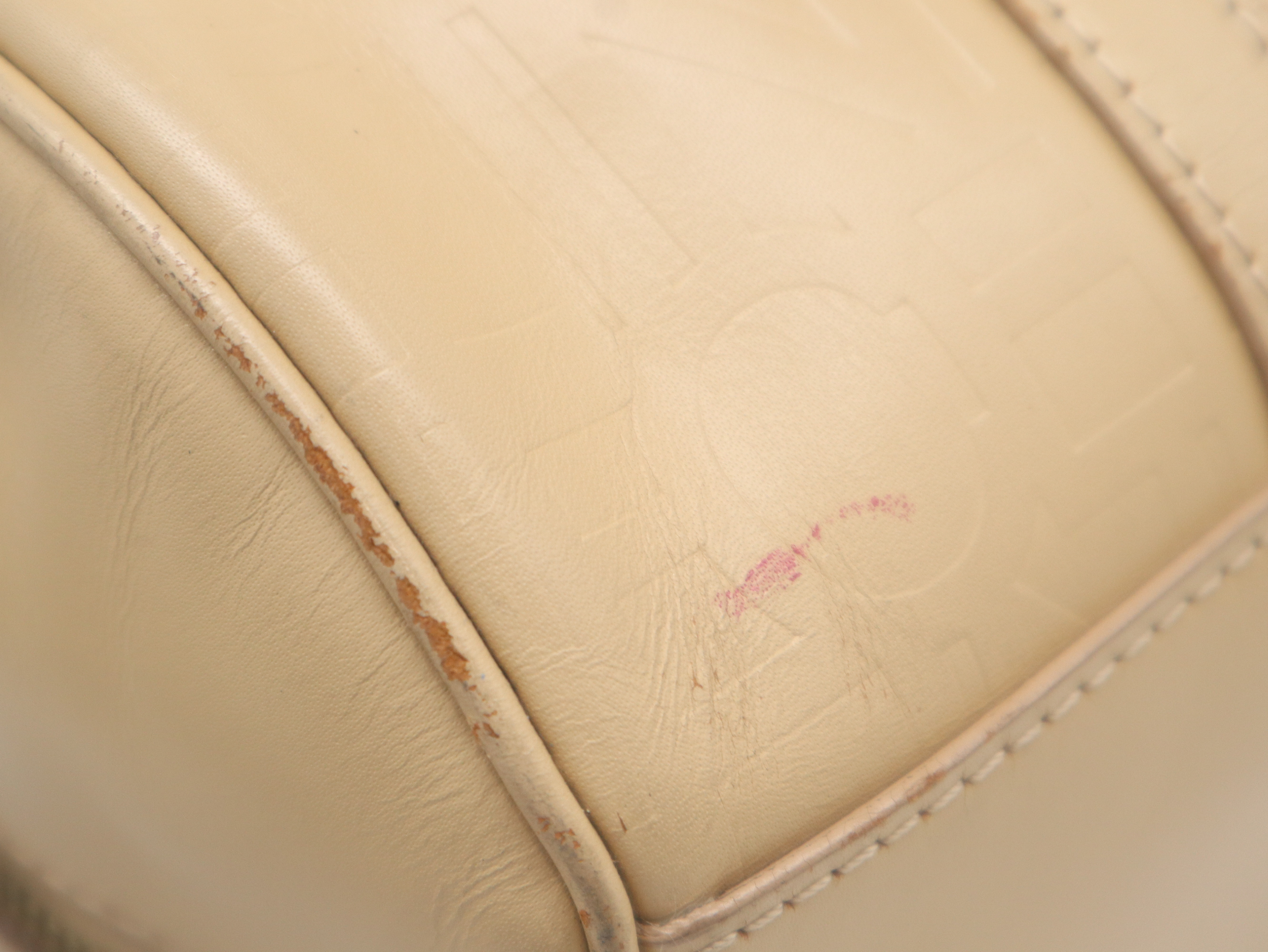 Leather Logo Embossed Handbag — view 9