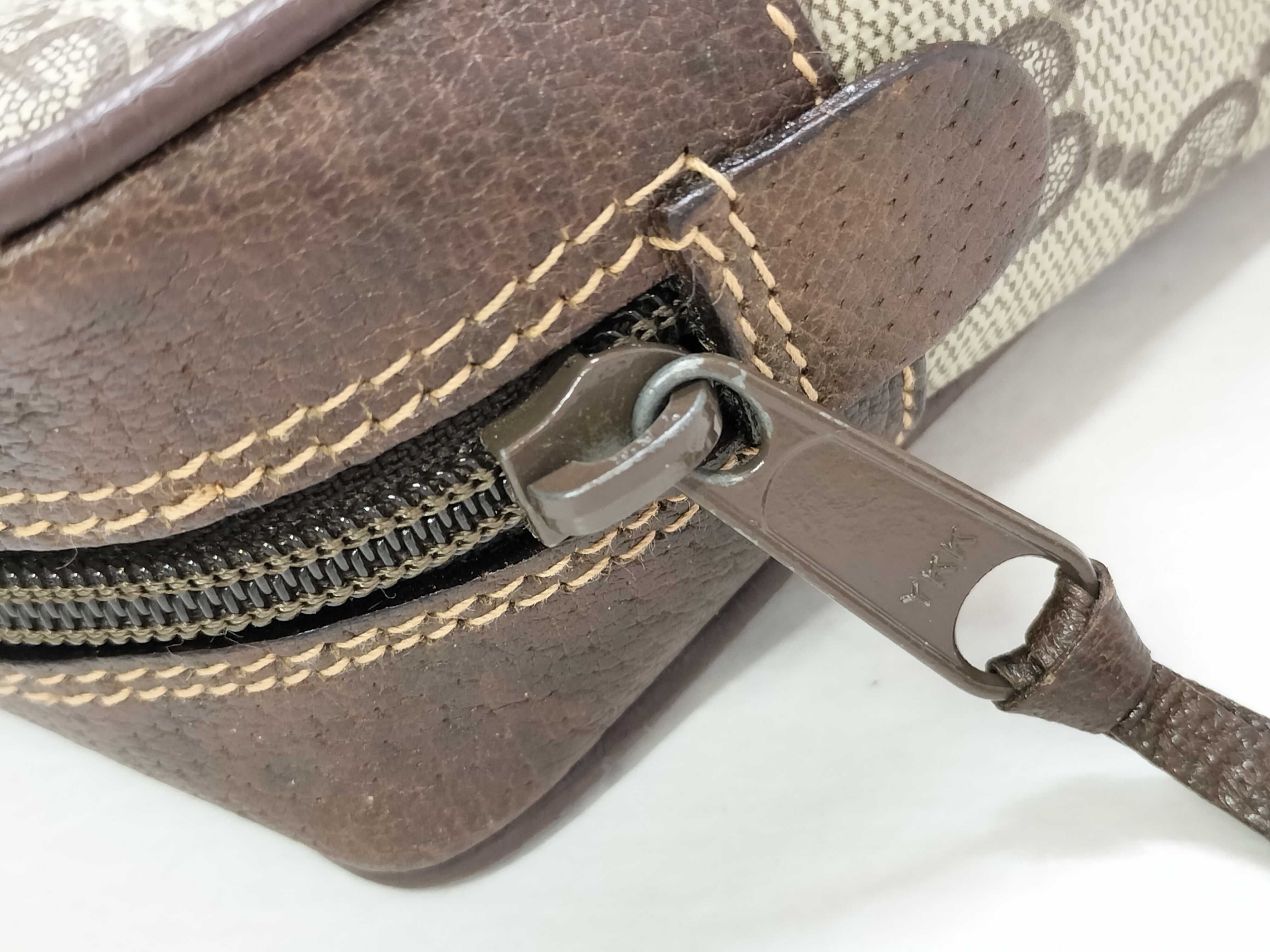 GG Supreme Gucci GG pattern clutch bag, Sherry line, second bag — view 10