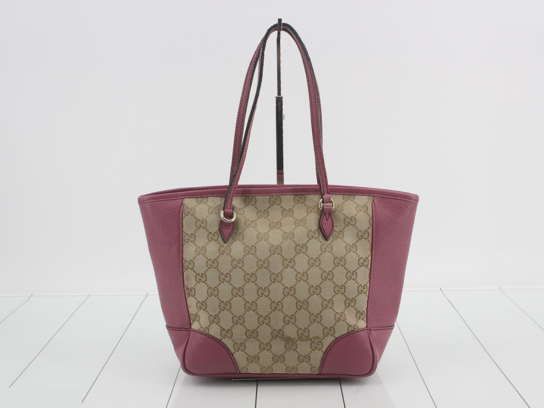 GG Canvas Leather Tote Bag