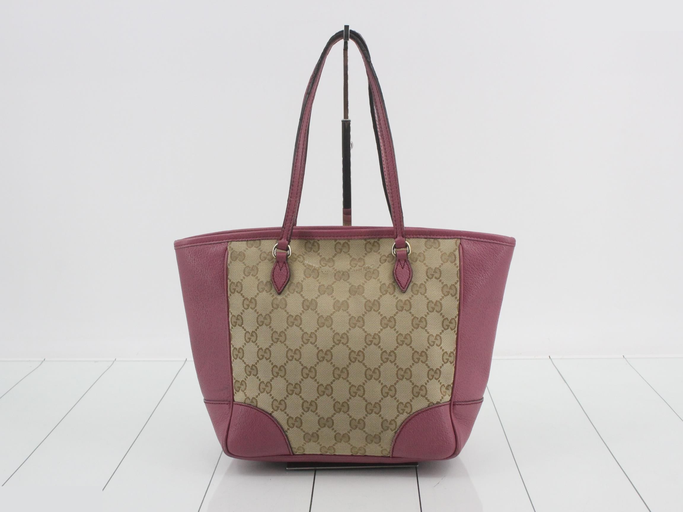 GG Canvas Leather Tote Bag — view 2