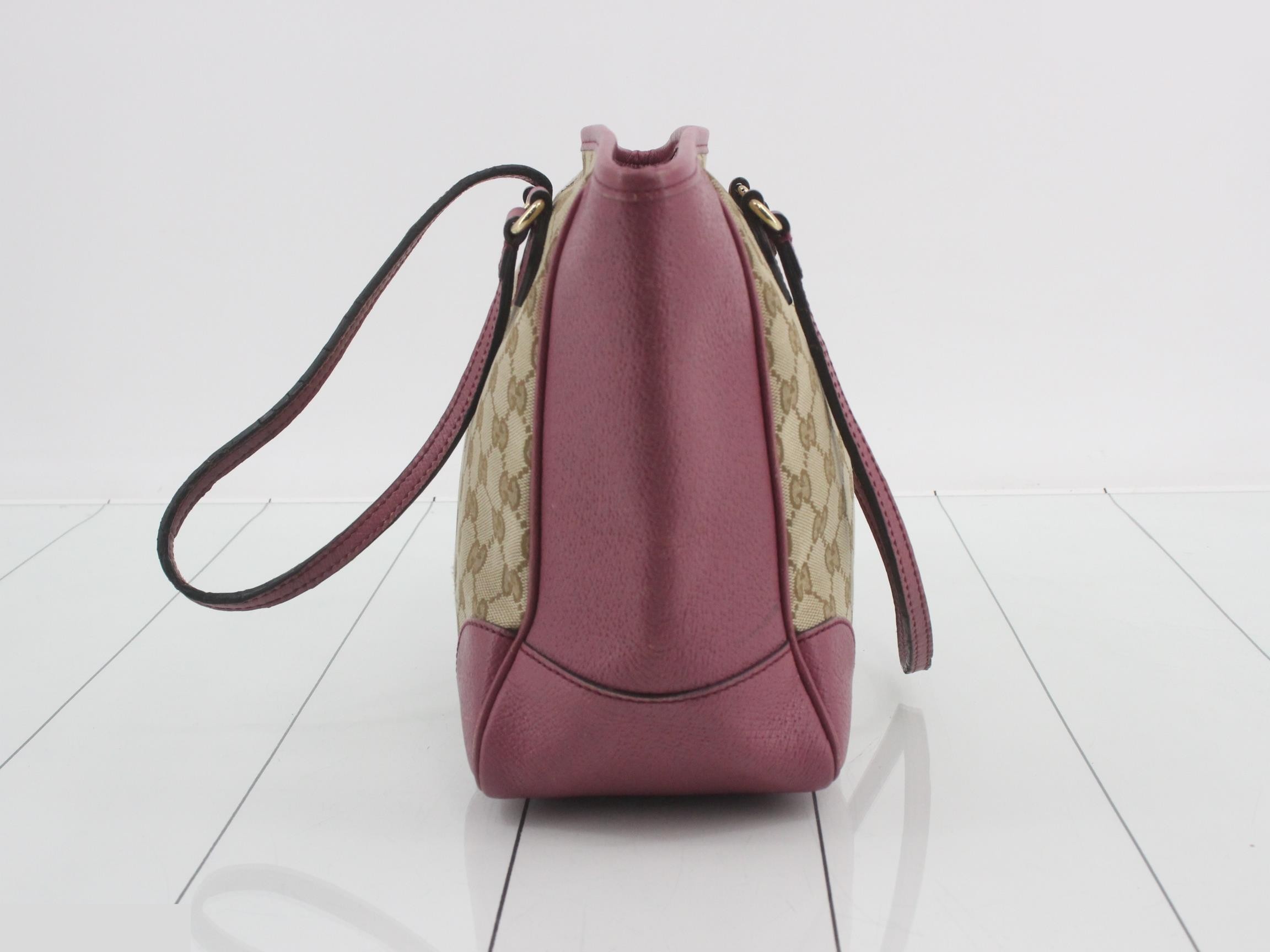GG Canvas Leather Tote Bag — view 3