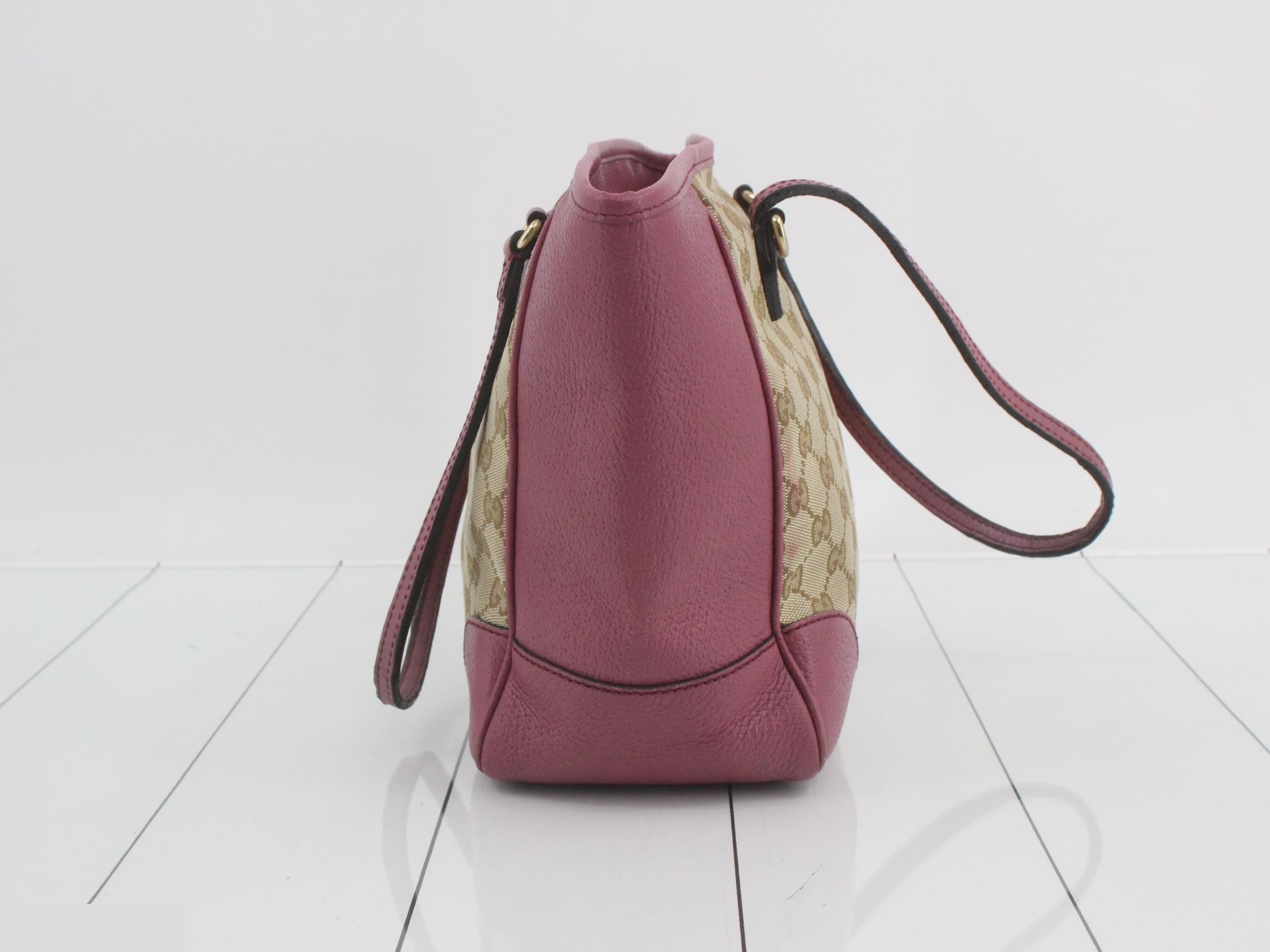 GG Canvas Leather Tote Bag — view 4
