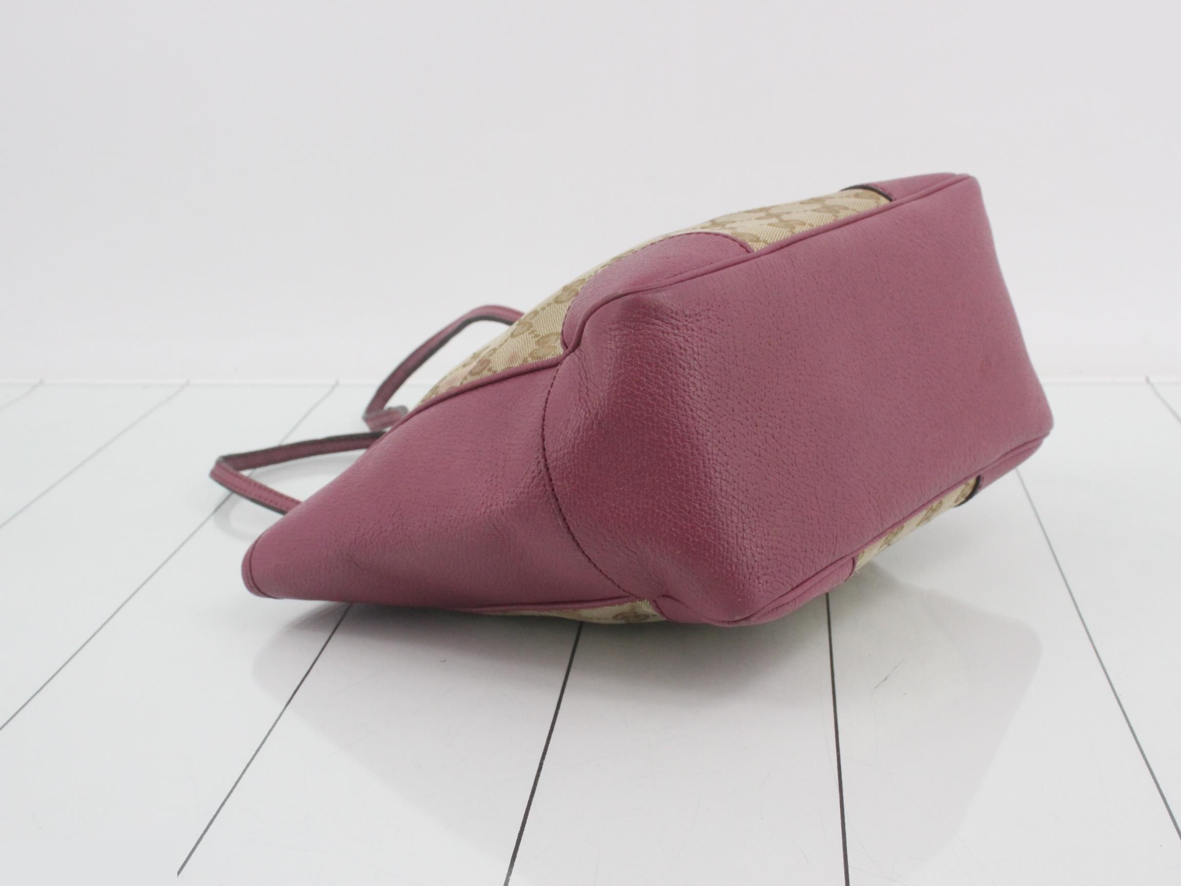 GG Canvas Leather Tote Bag — view 5