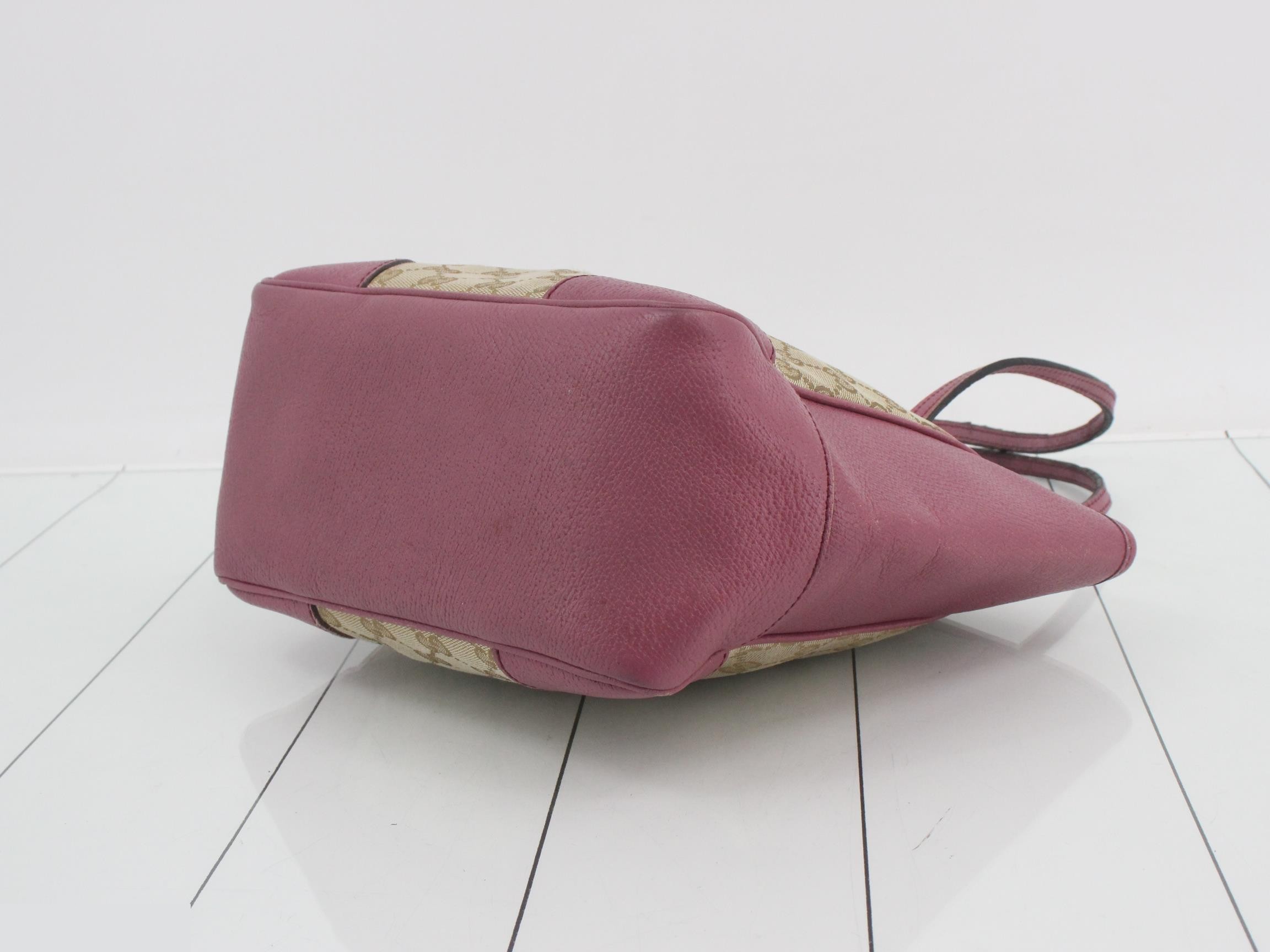 GG Canvas Leather Tote Bag — view 6