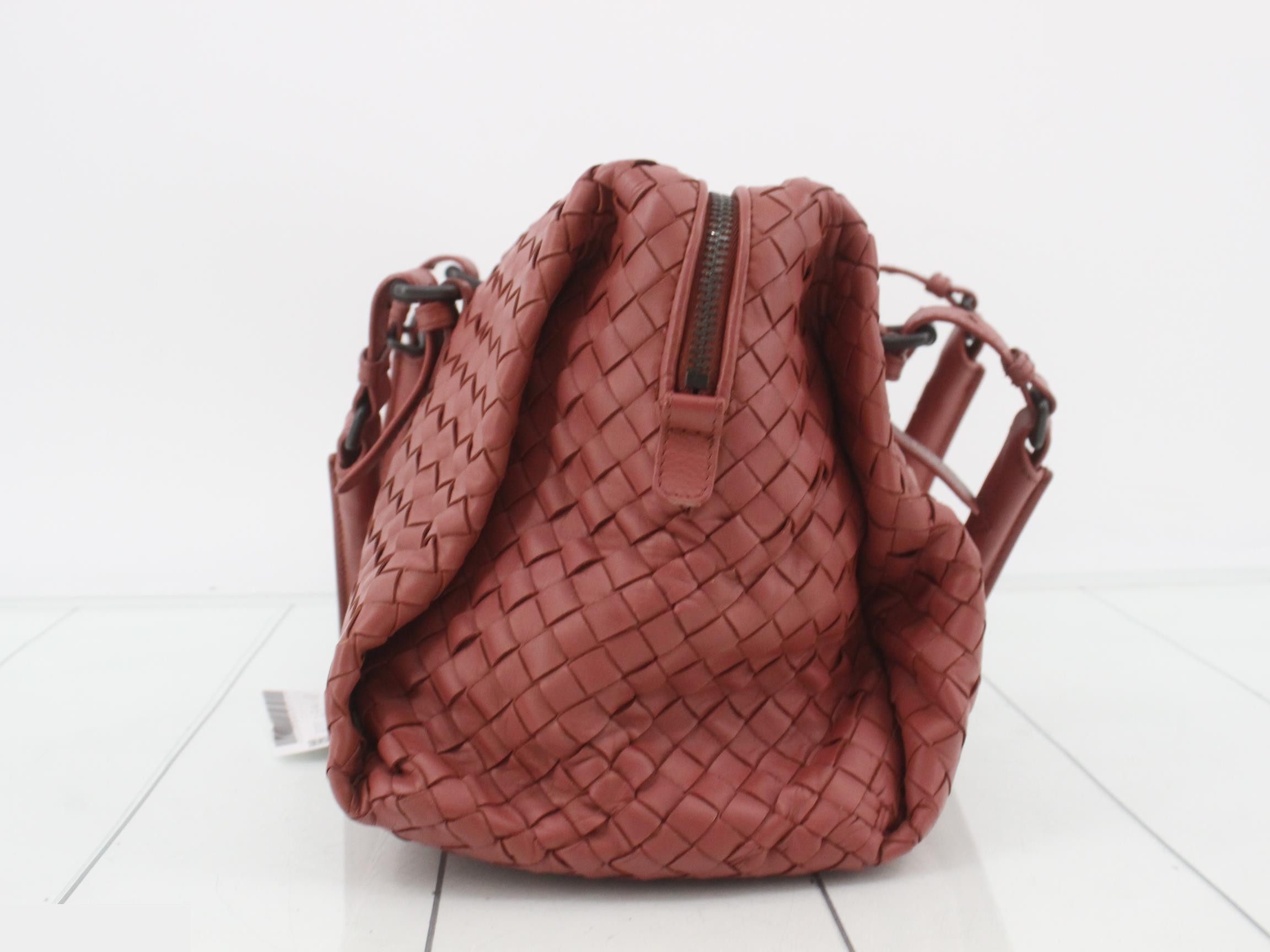 intrecciato handbag — view 4