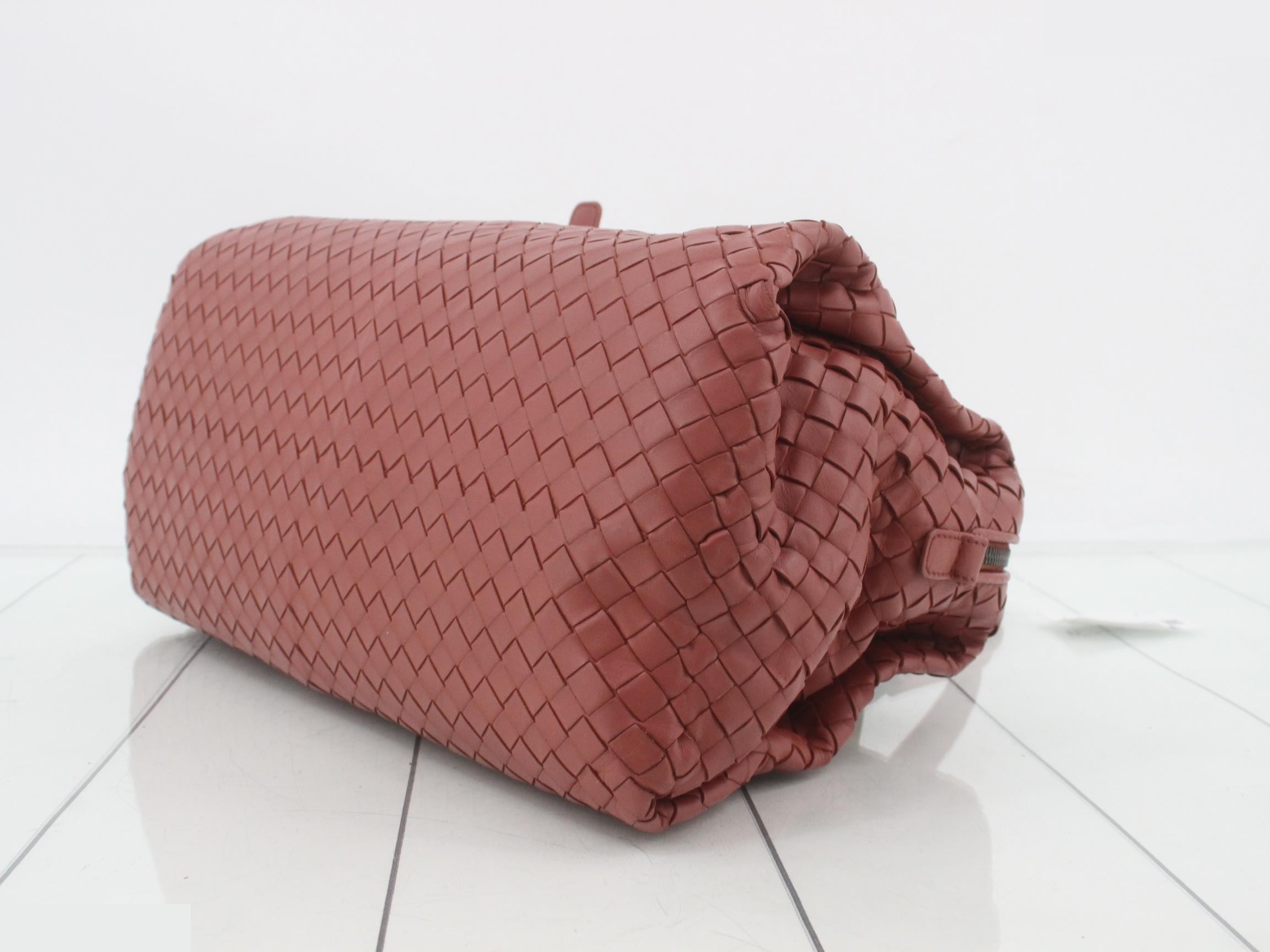 intrecciato handbag — view 6