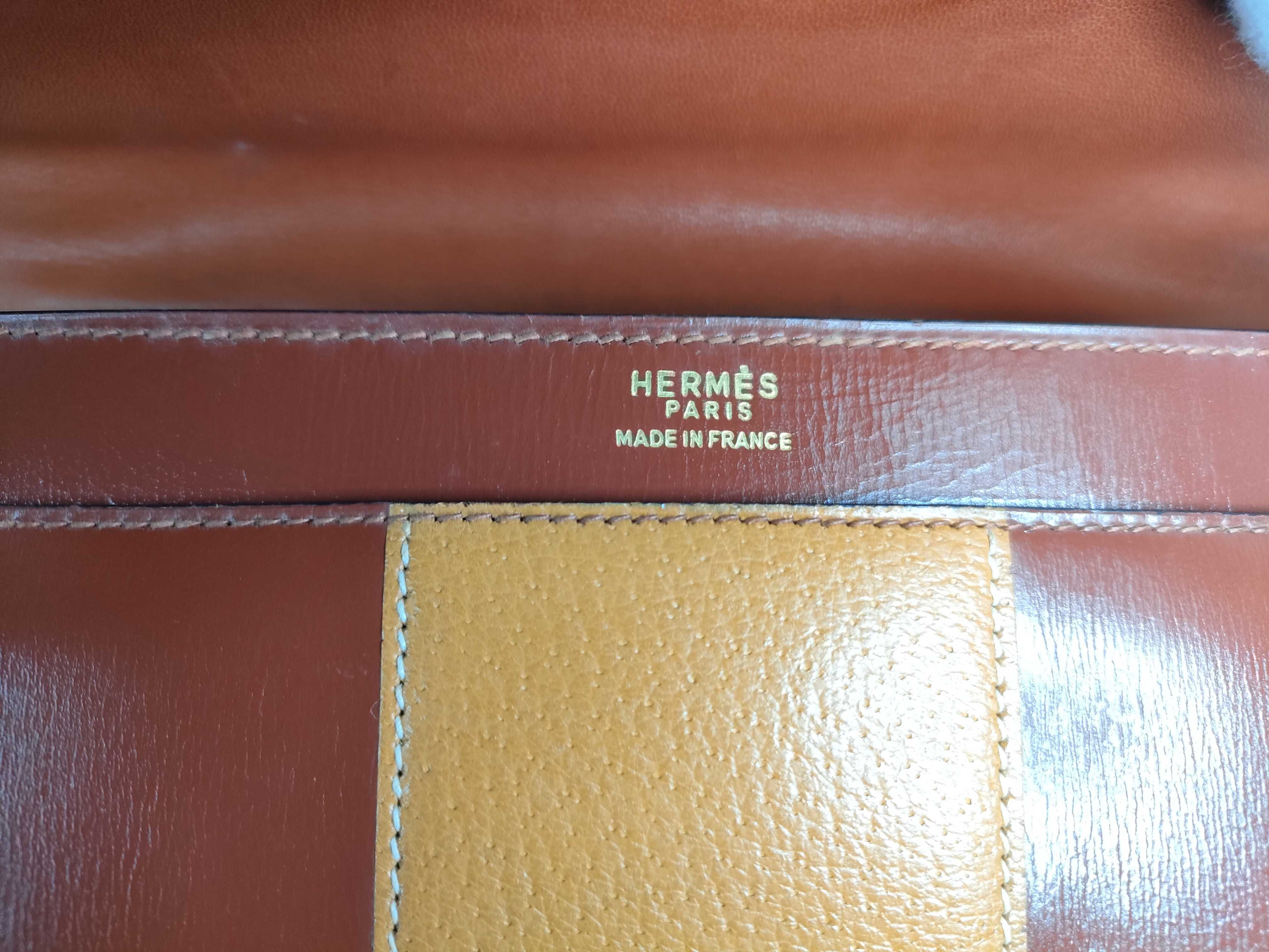Vintage Shoulder Bag, B Stamp, Brown — view 13