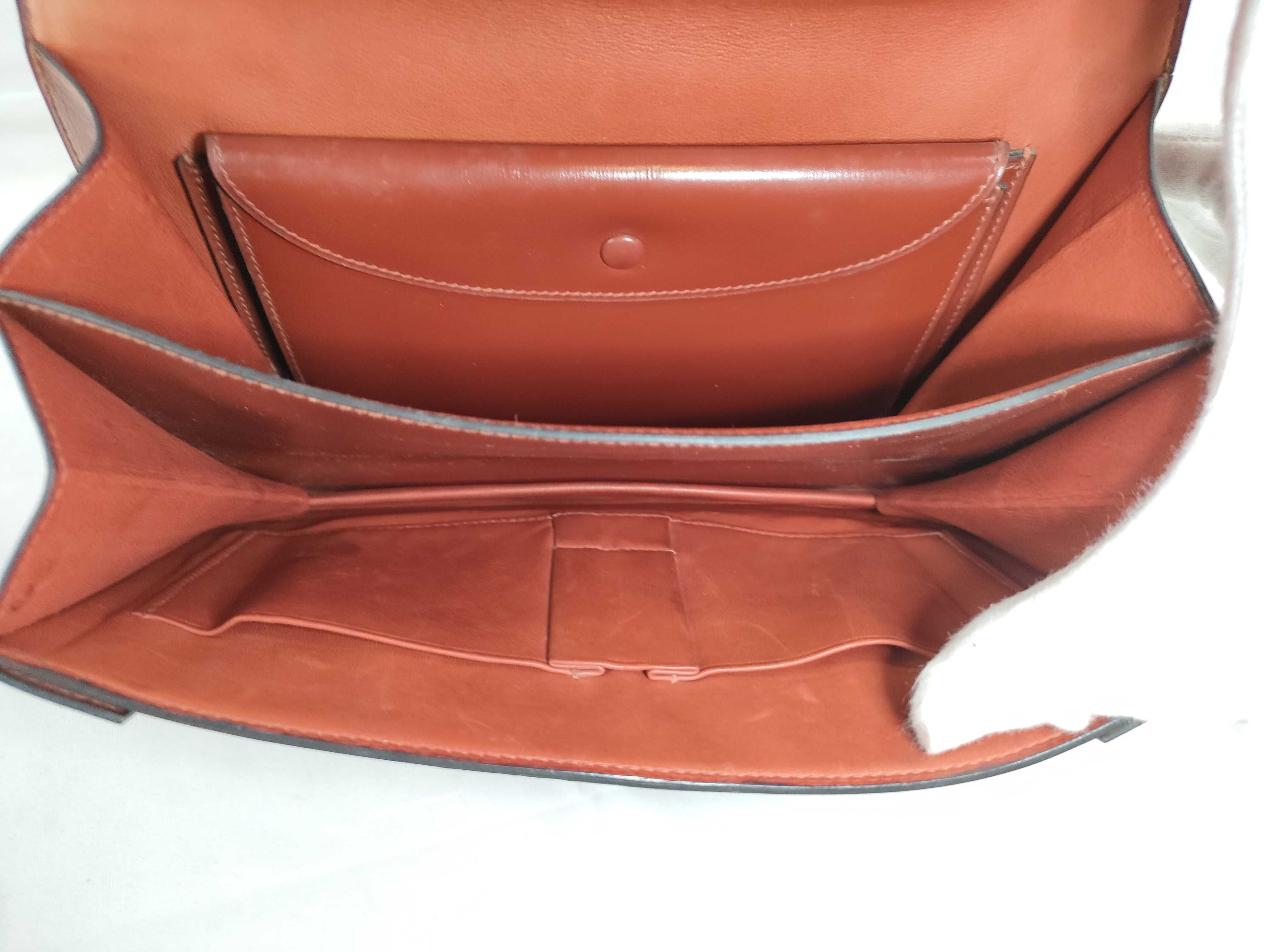 Vintage Shoulder Bag, B Stamp, Brown — view 10