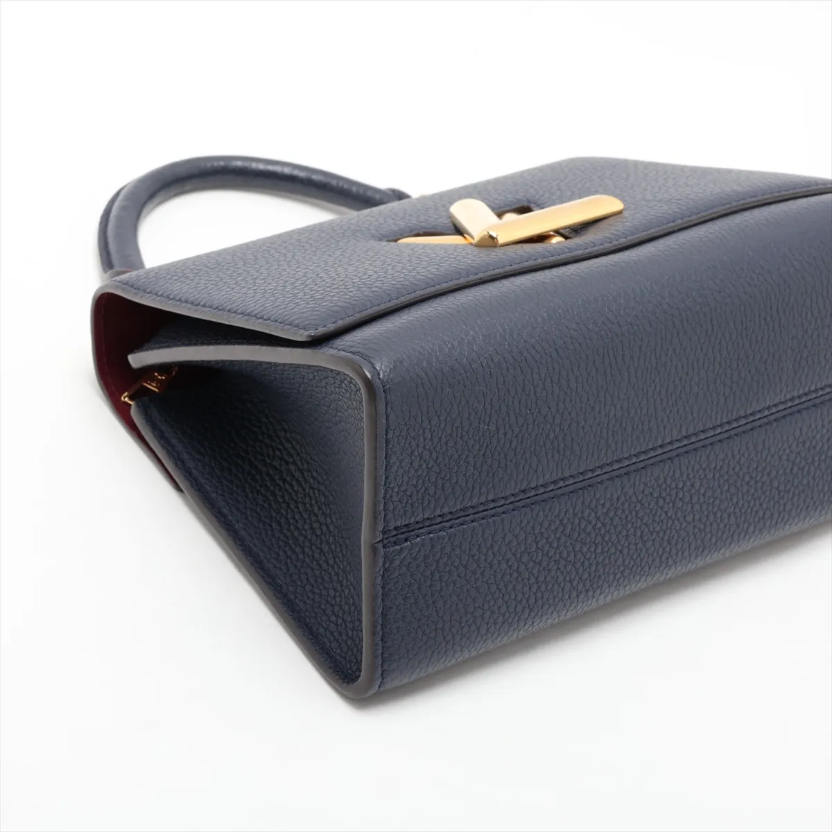 LV Logo Twist One Handle PM - Serial Number Unknown, Navy — view 4