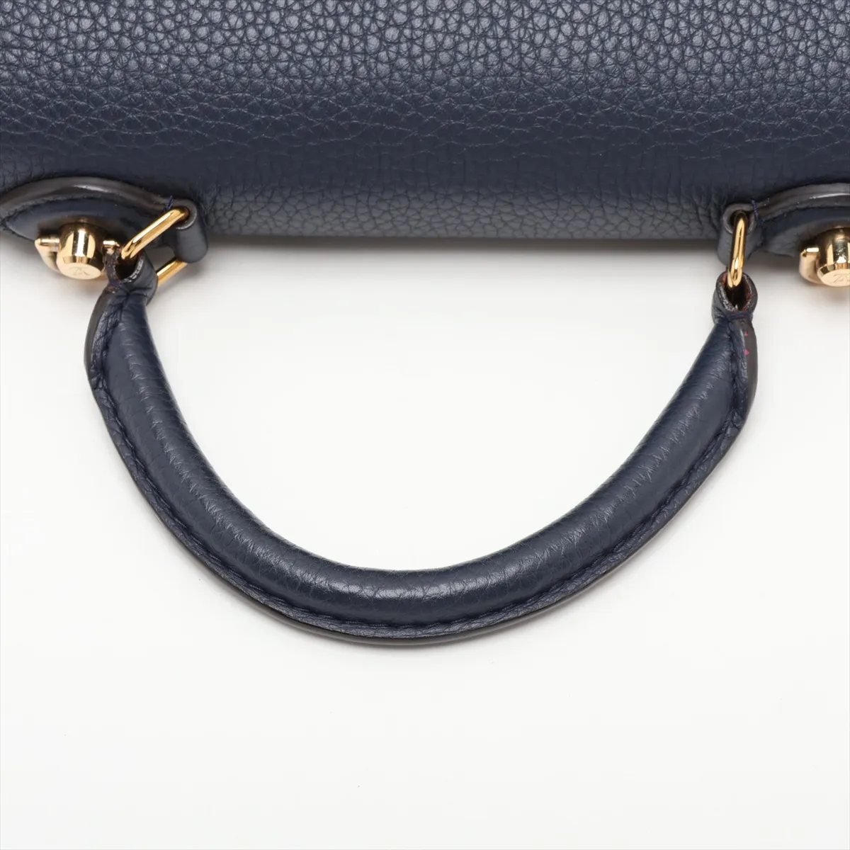LV Logo Twist One Handle PM - Serial Number Unknown, Navy — view 5