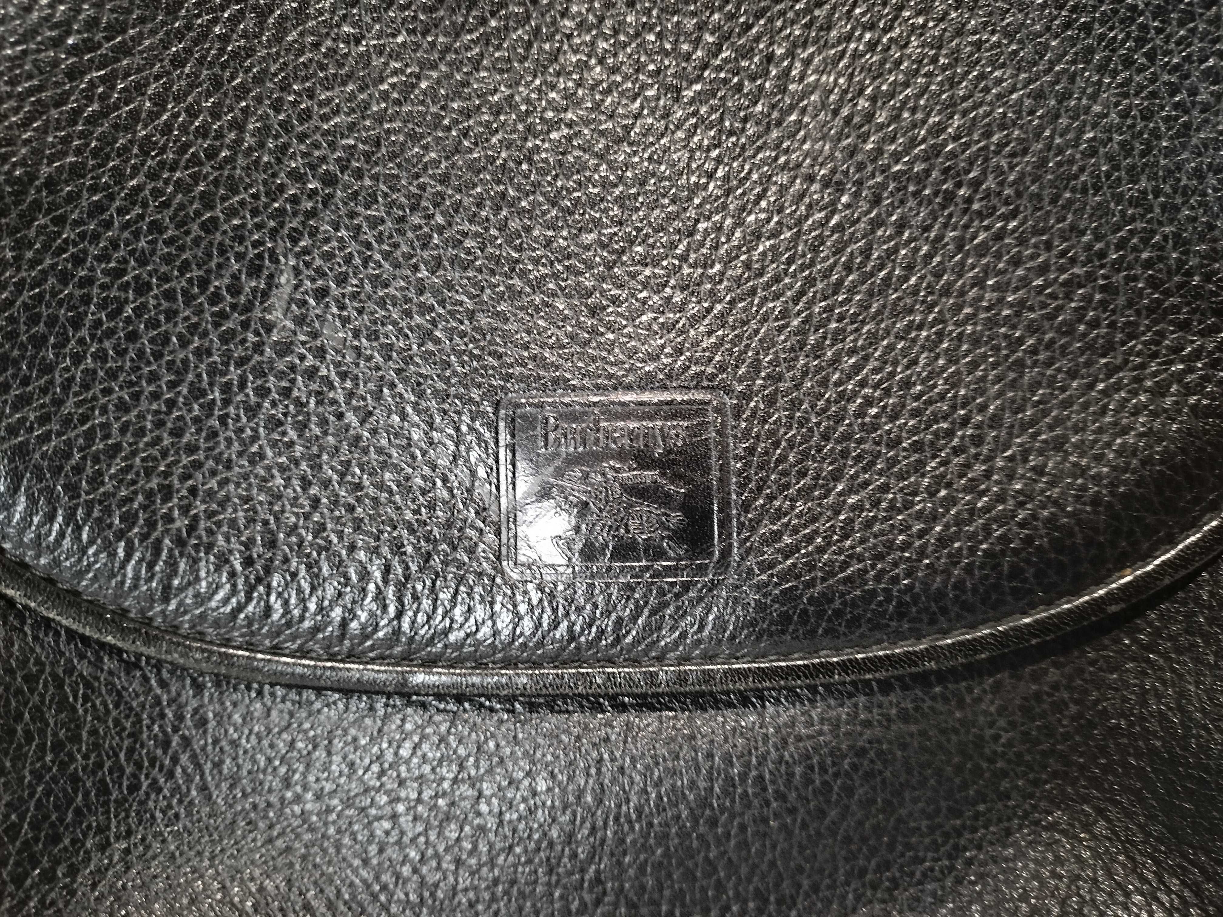 Burberrys Leather Shoulder Bag with Nova Check Interior — view 2