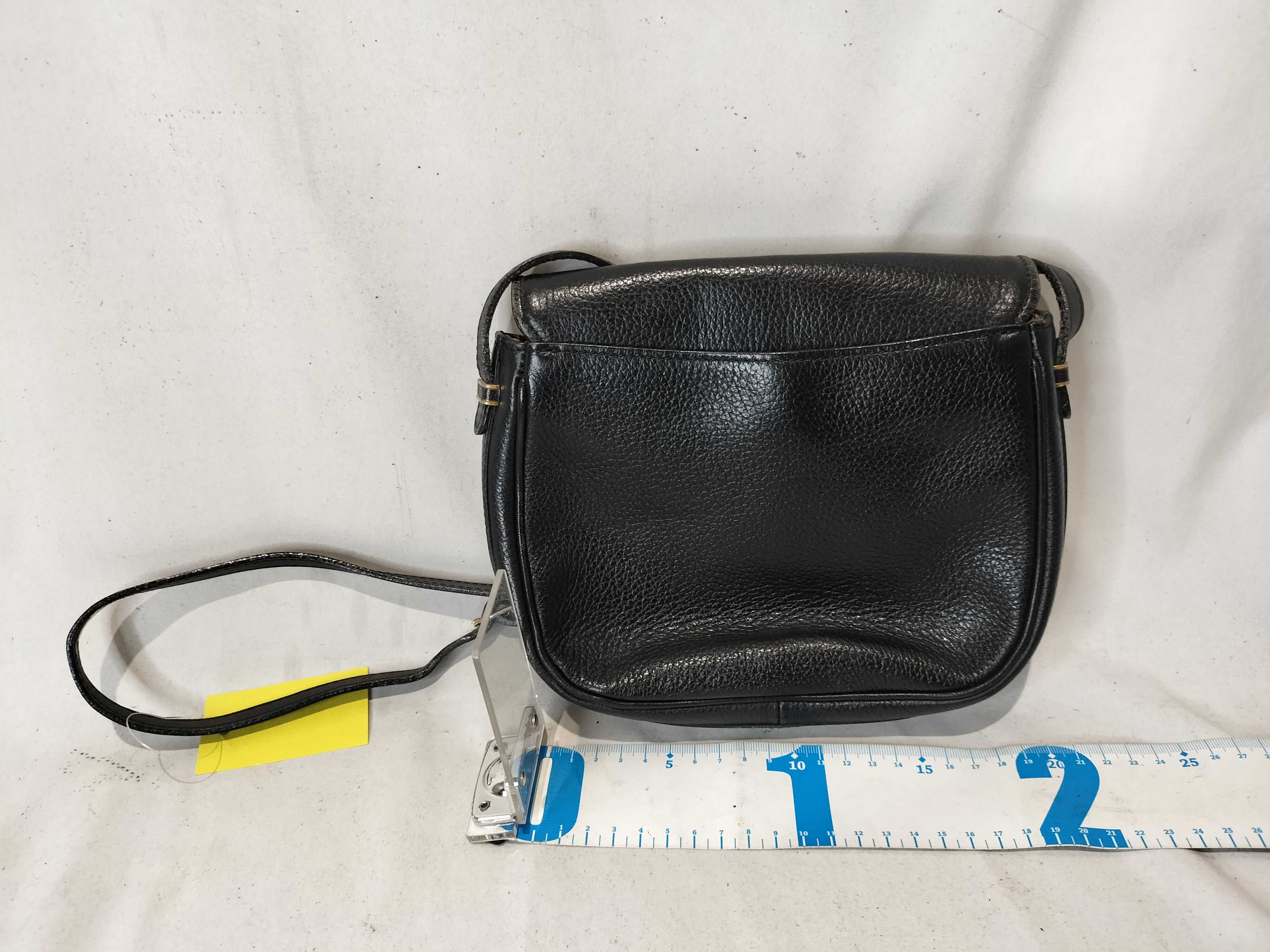 Burberrys Leather Shoulder Bag with Nova Check Interior — view 3