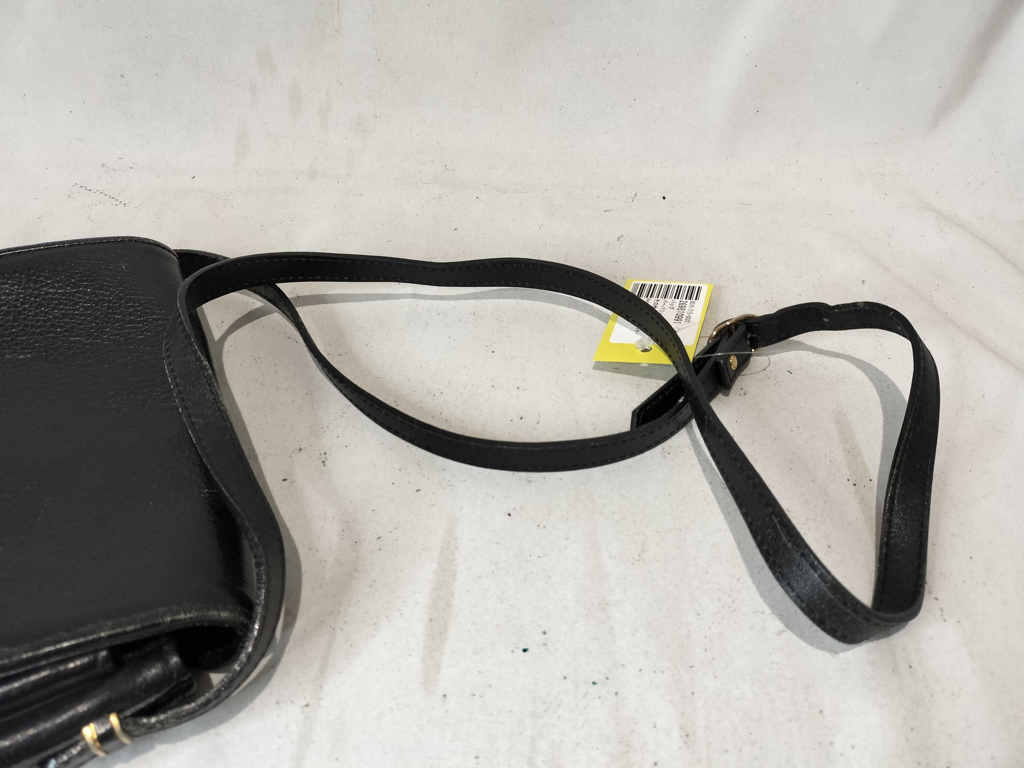 Burberrys Leather Shoulder Bag with Nova Check Interior — view 4