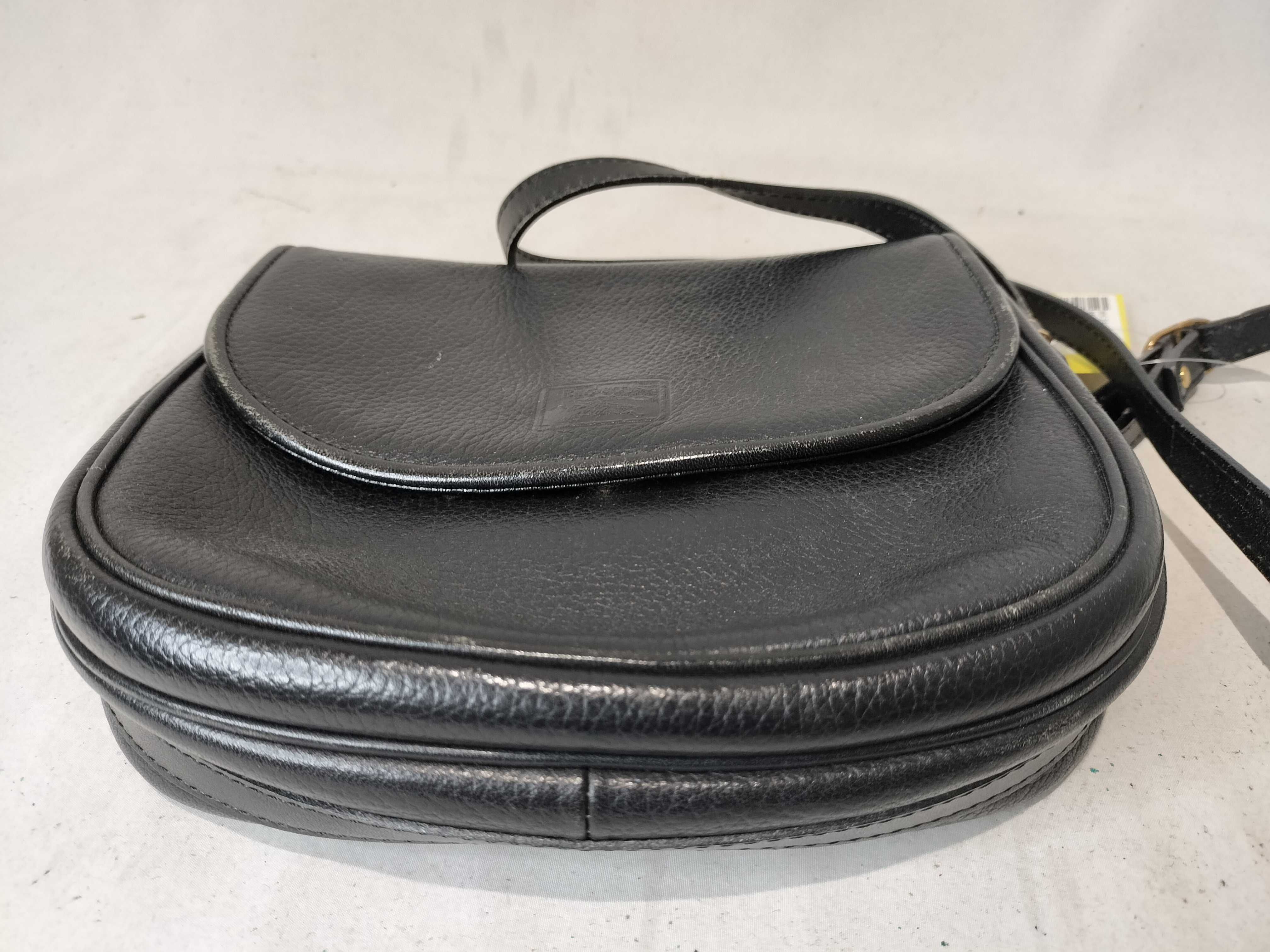 Burberrys Leather Shoulder Bag with Nova Check Interior — view 8