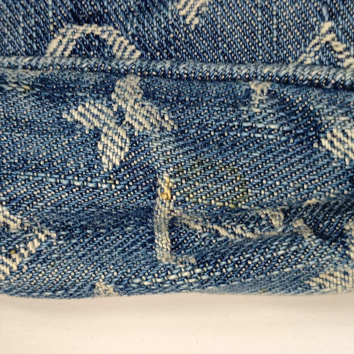 Monogram Denim Bum Bag M95347 SR0047 Blue — view 11