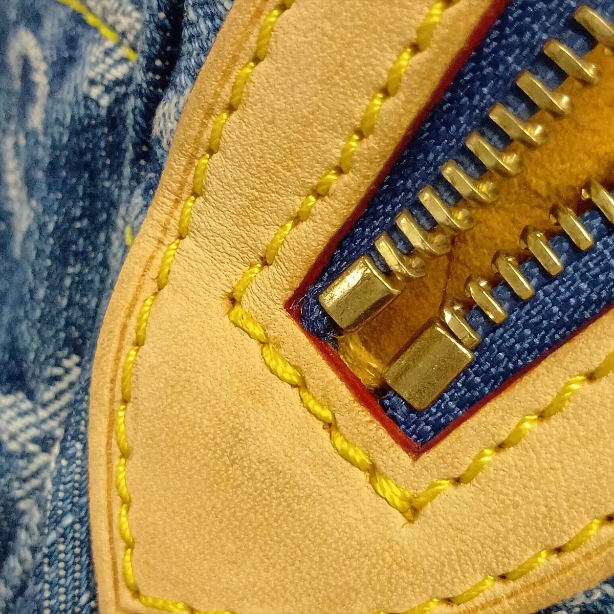 Monogram Denim Bum Bag M95347 SR0047 Blue — view 13