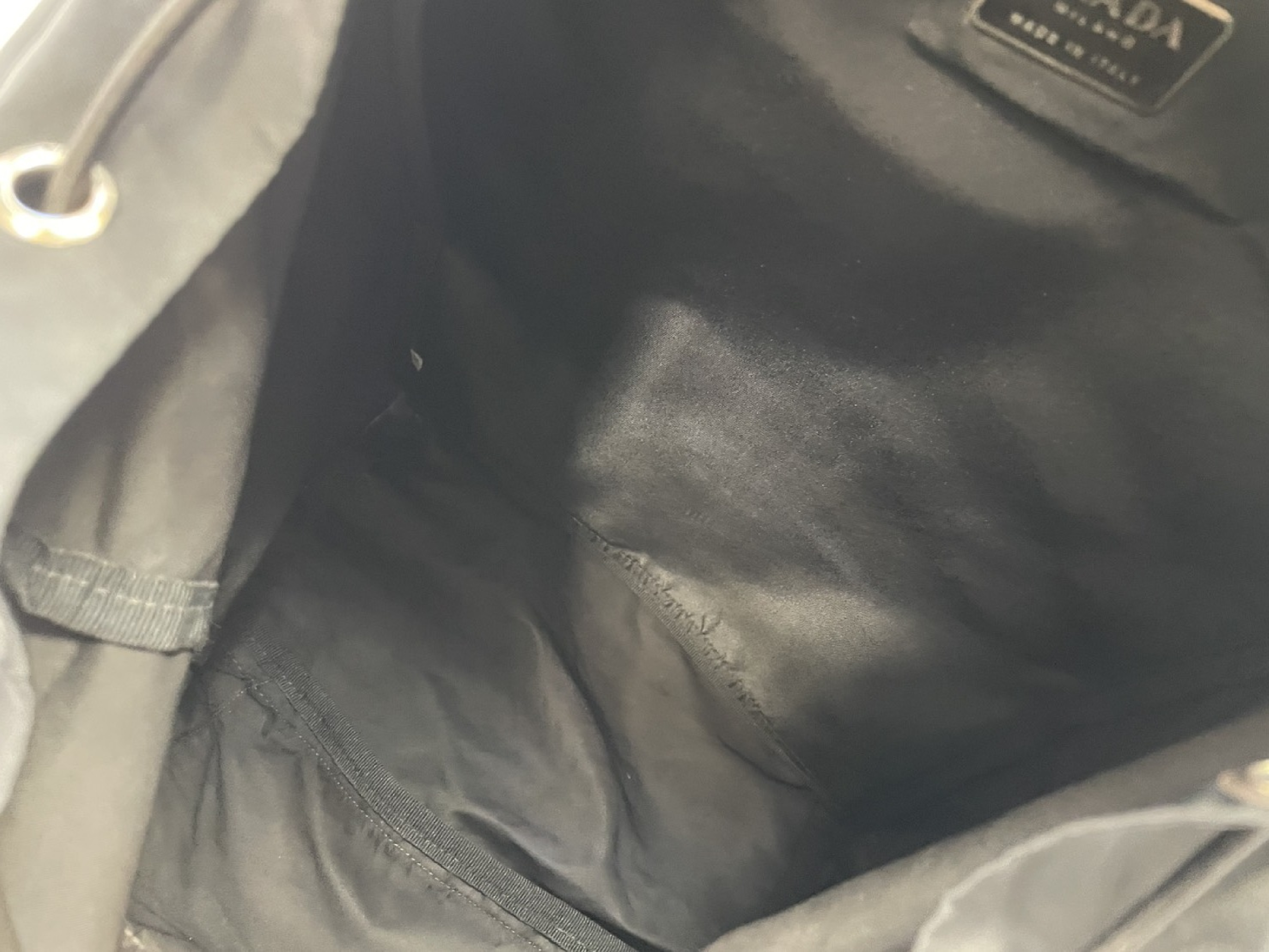 Backpack, Prada Backpack V135 Black Rucksack — view 12