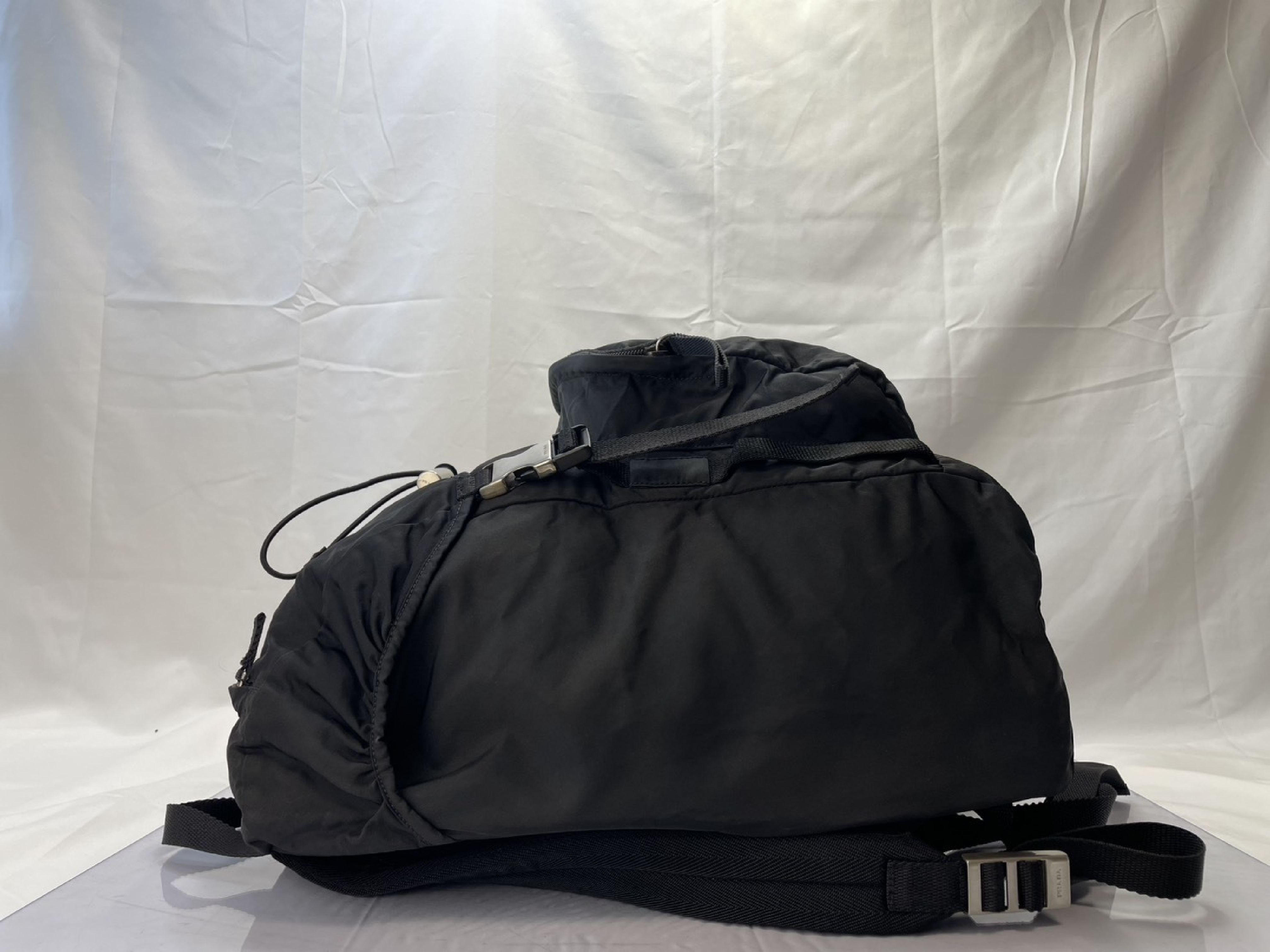 Backpack, Prada Backpack V135 Black Rucksack — view 4